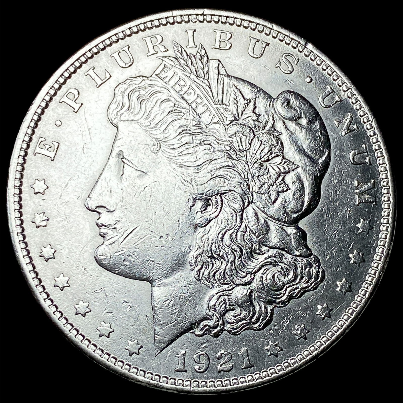 1921 Morgan Silver Dollar CLOSELY UNCIRCULATED: 1921 Morgan Silver Dollar CLOSELY UNCIRCULATED
