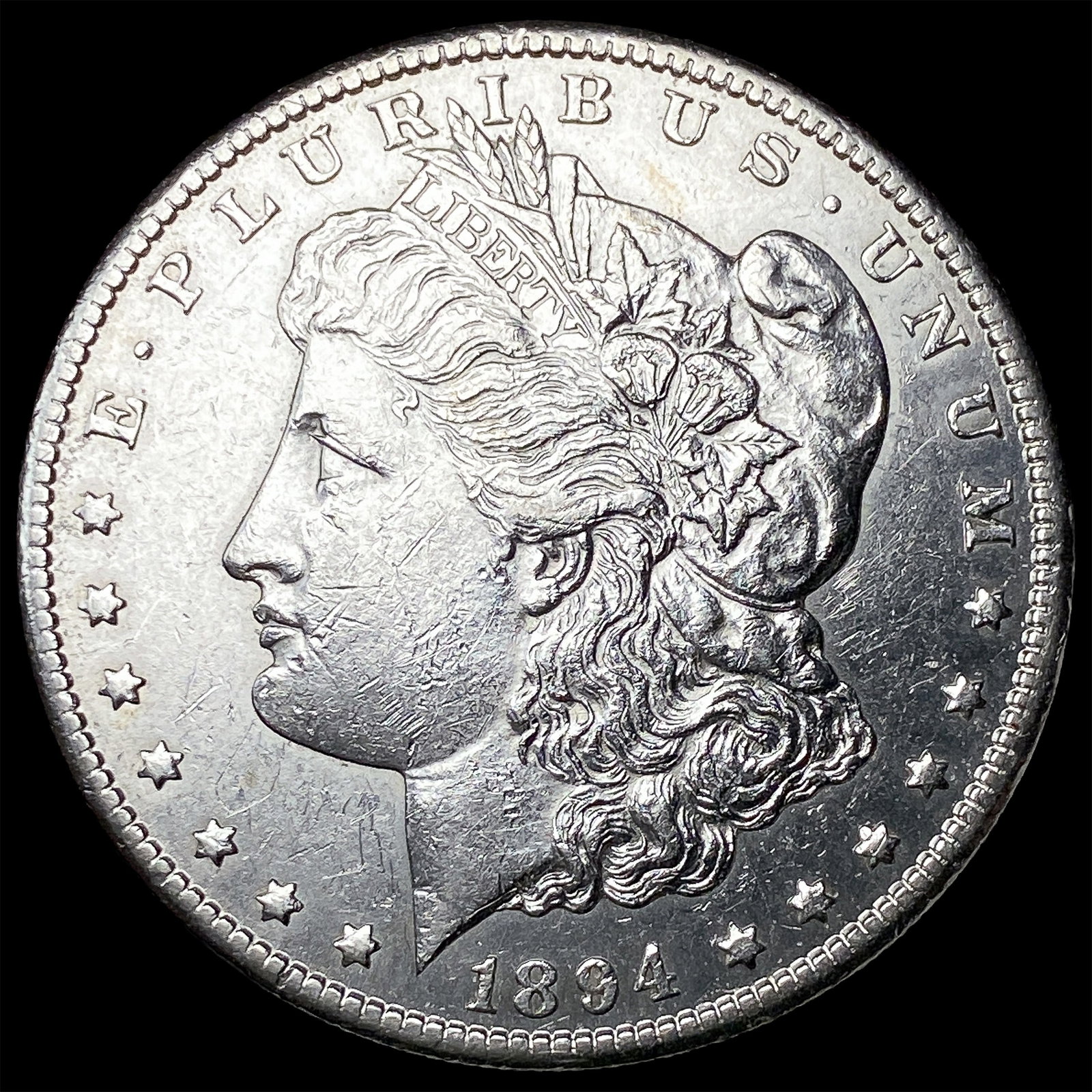 1894-S Silver Morgan Dollar CHOICE AU: 1894-S Silver Morgan Dollar CHOICE AU