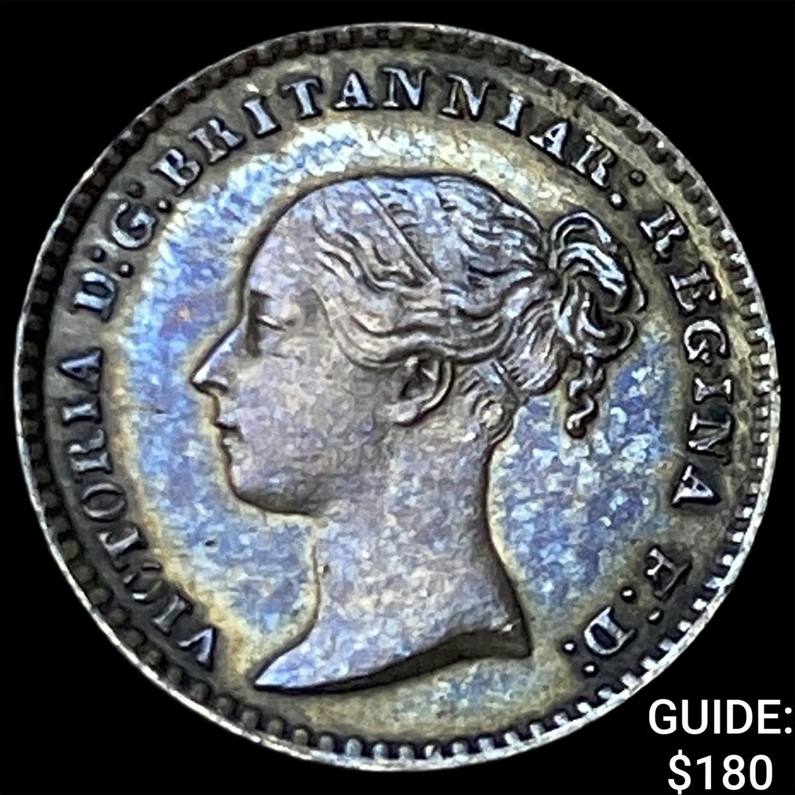 1879 Great Britain Silver Pence - Victoria NEARLY UNCIRCULATED: 1879 Great Britain Silver Pence - Victoria NEARLY UNCIRCULATED