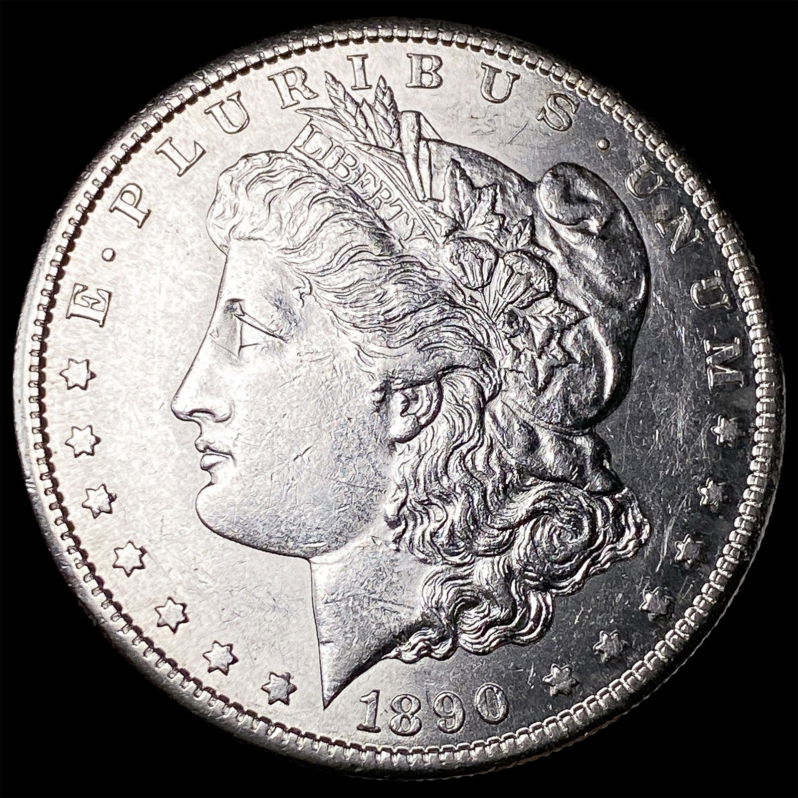 1890-S Silver Morgan Dollar UNCIRCULATED: 1890-S Silver Morgan Dollar UNCIRCULATED