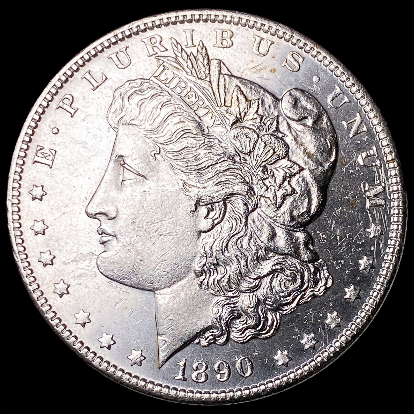 1890 Morgan Silver Dollar UNCIRCULATED: 1890 Morgan Silver Dollar UNCIRCULATED