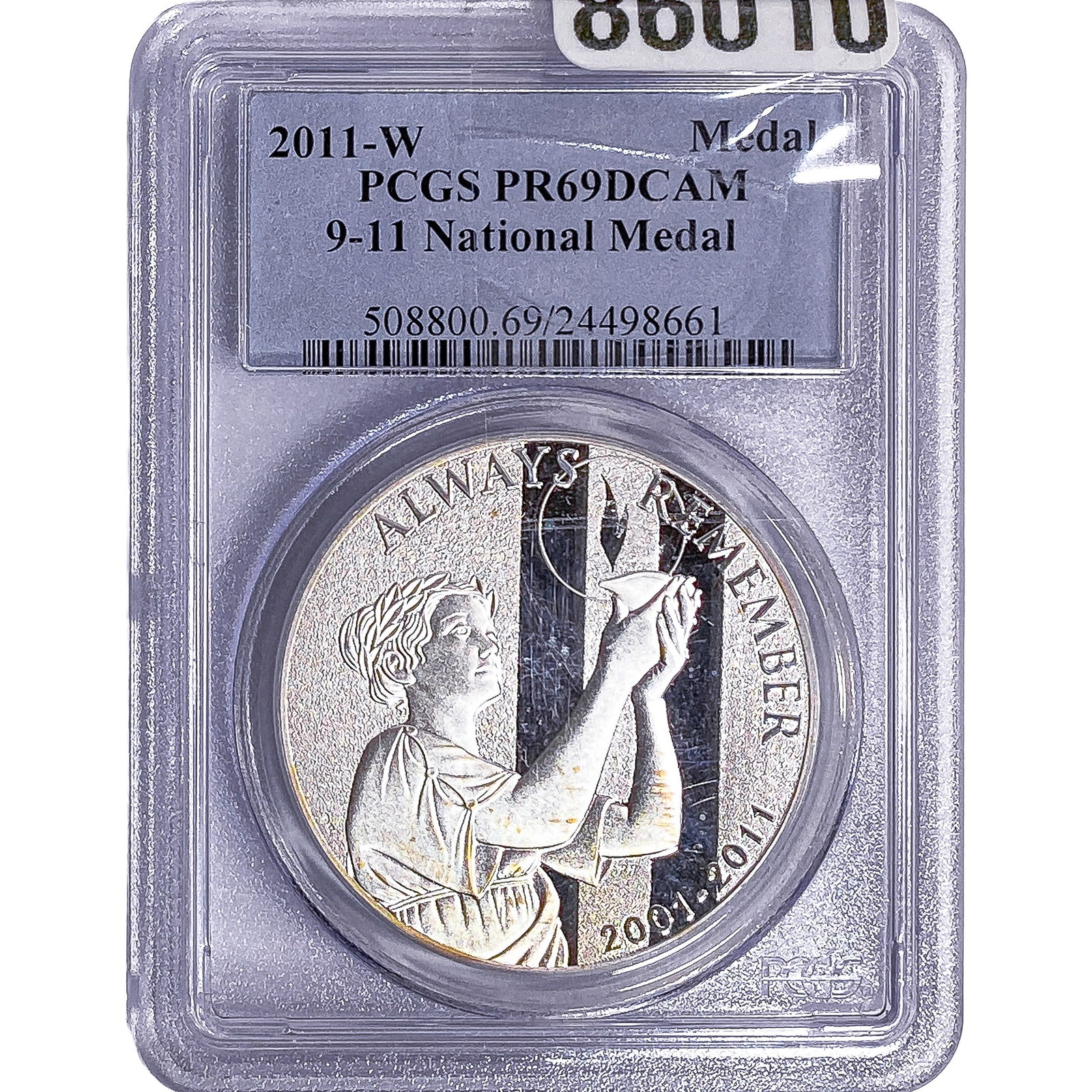 2011-W 9-11 National Medal PCGS PR69 DCAM: 2011-W 9-11 National Medal PCGS PR69 DCAM
