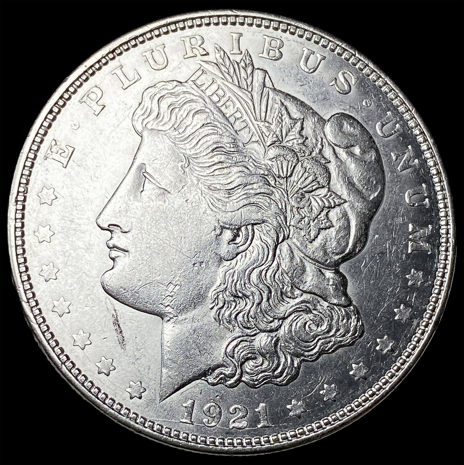 1921 Silver Morgan Dollar UNCIRCULATED: 1921 Silver Morgan Dollar UNCIRCULATED