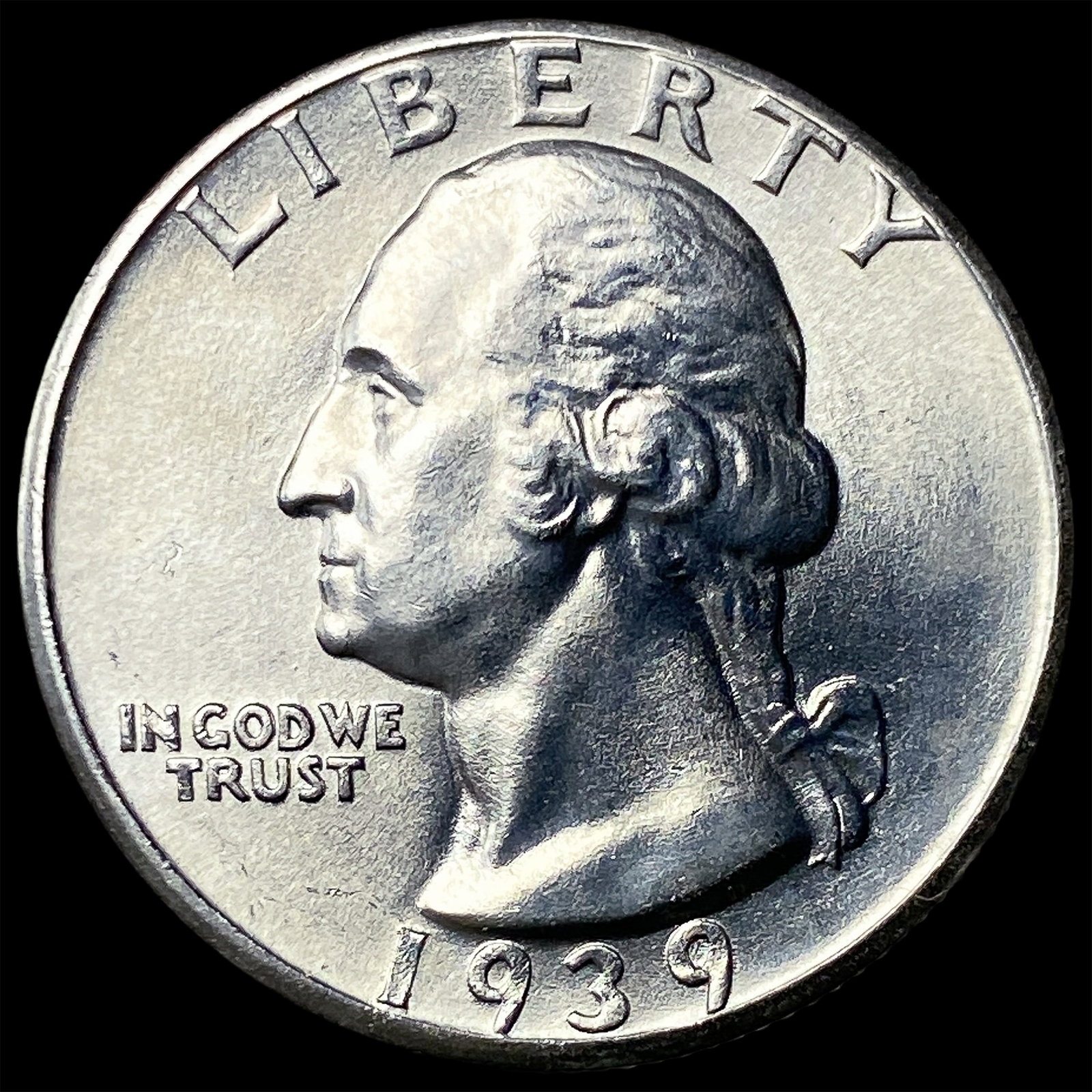 1939 Silver Washington Quarter CHOICE BU: 1939 Silver Washington Quarter CHOICE BU