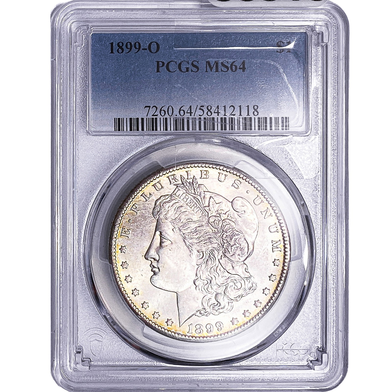 1899-O Morgan Silver Dollar PCGS MS64: 1899-O Morgan Silver Dollar PCGS MS64