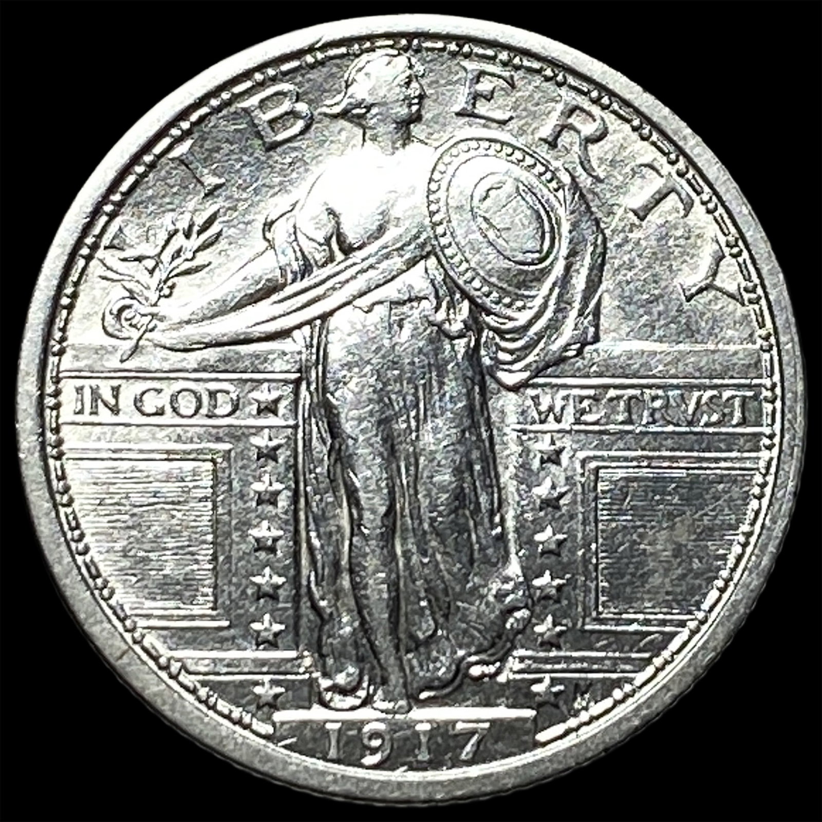 1917 Standing Liberty Quarter SUPERB GEM BU: 1917 Standing Liberty Quarter SUPERB GEM BU