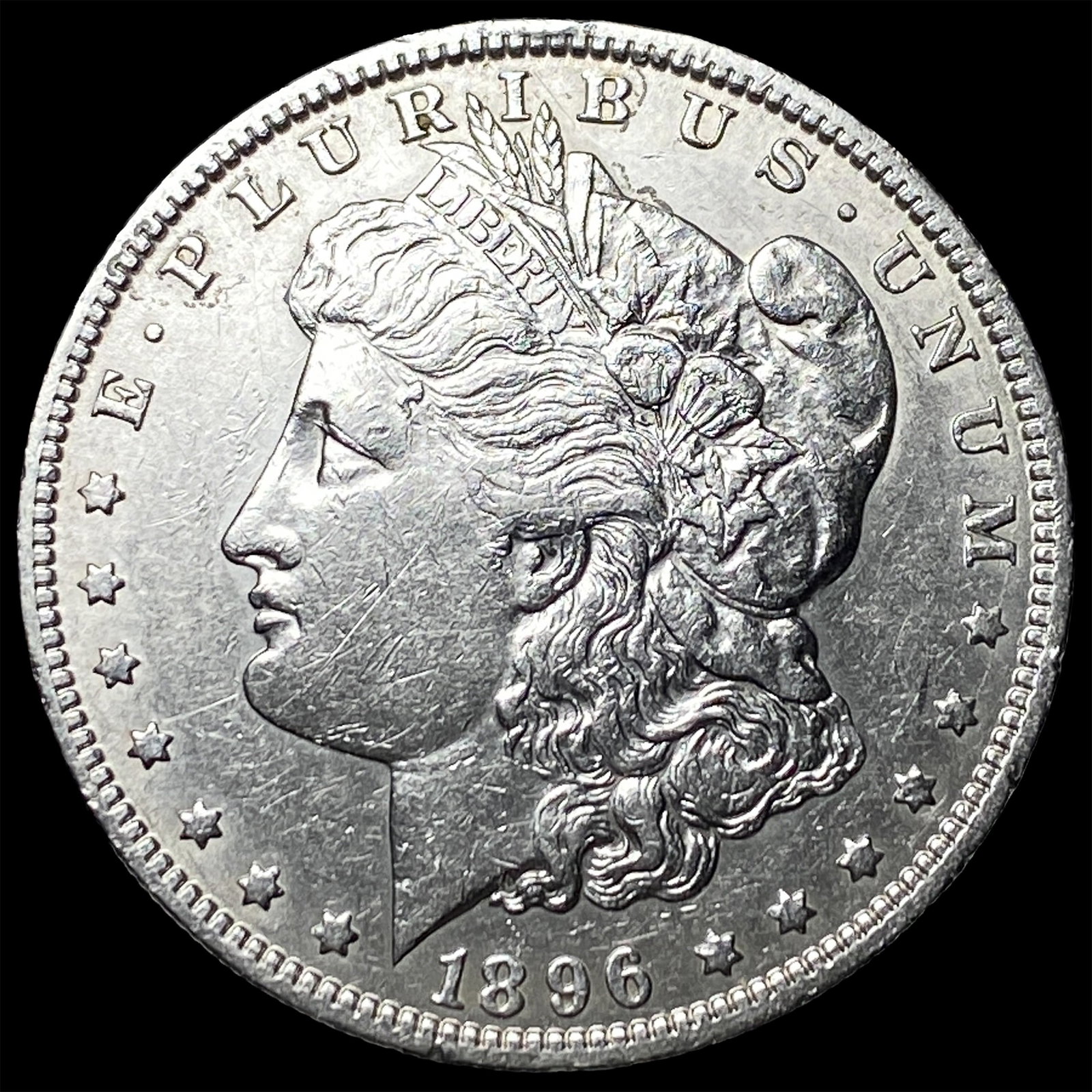 1896 Morgan Silver Dollar HIGH GRADE: 1896 Morgan Silver Dollar HIGH GRADE