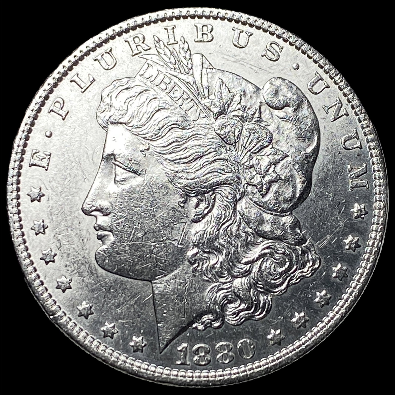 1880-S Silver Morgan Dollar UNCIRCULATED: 1880-S Silver Morgan Dollar UNCIRCULATED