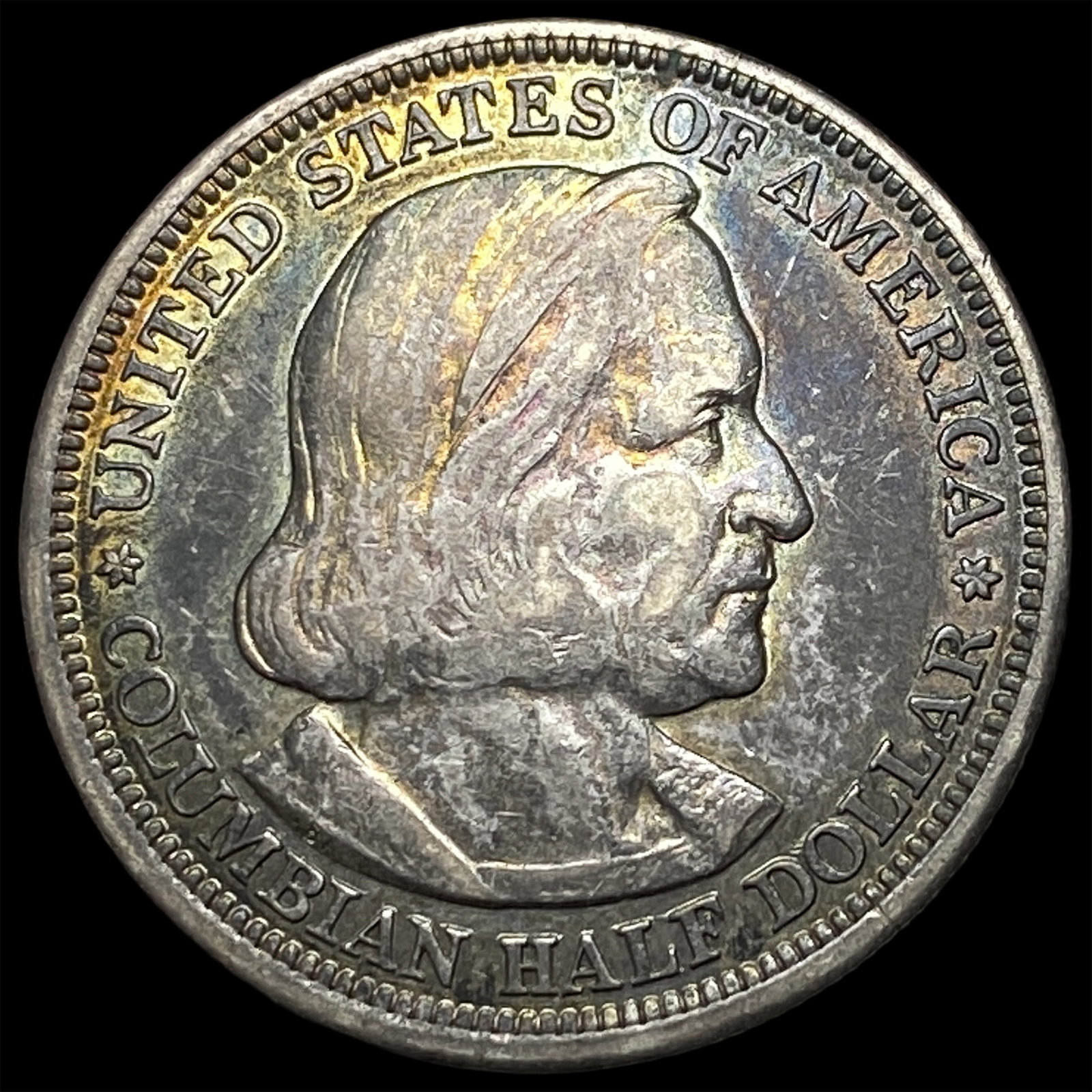 1893 Silver Columbian Half Dollar NEARLY UNCIRCULATED: 1893 Silver Columbian Half Dollar NEARLY UNCIRCULATED