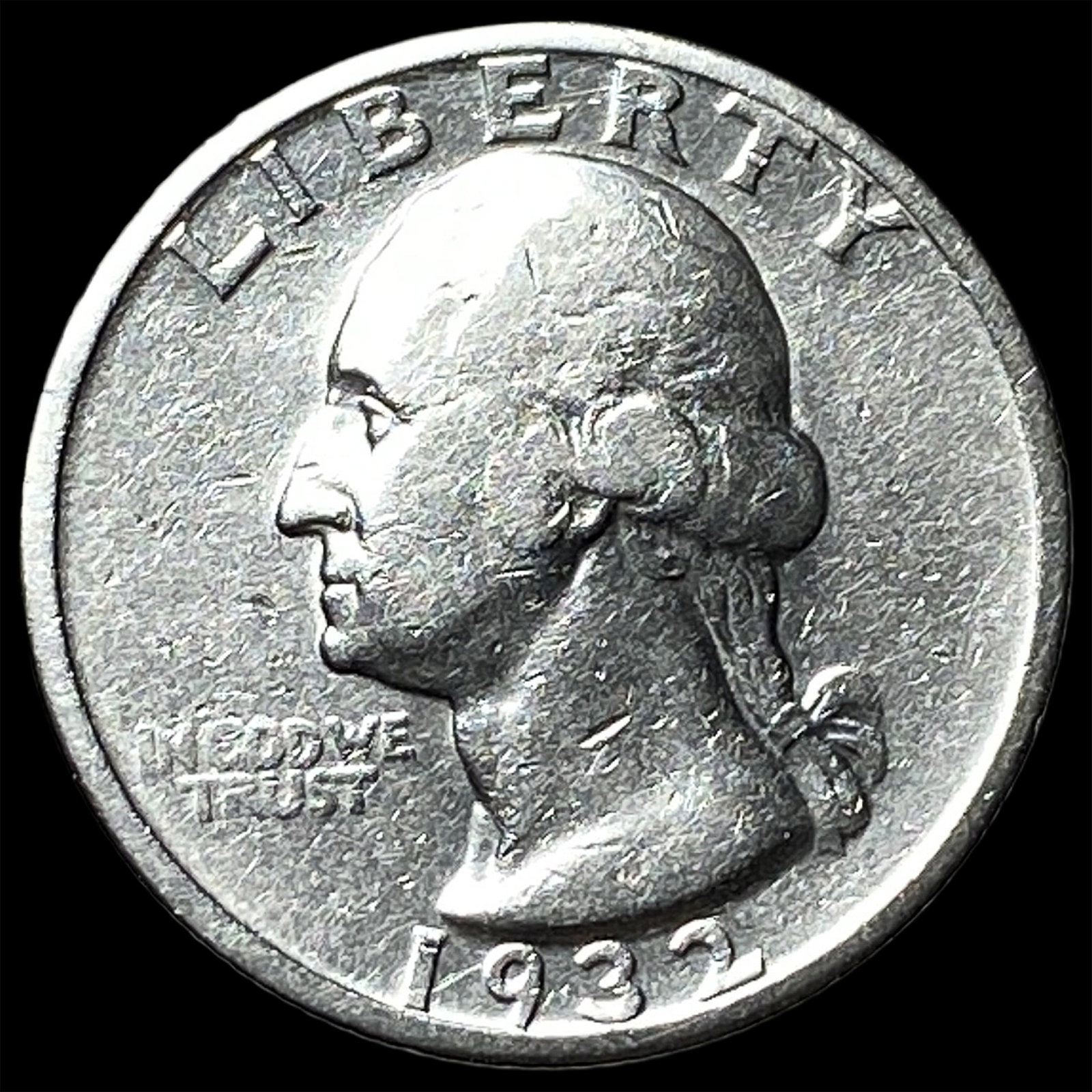 1932-D Silver Washington Quarter NEARLY UNCIRCULATED (1 of 2)
