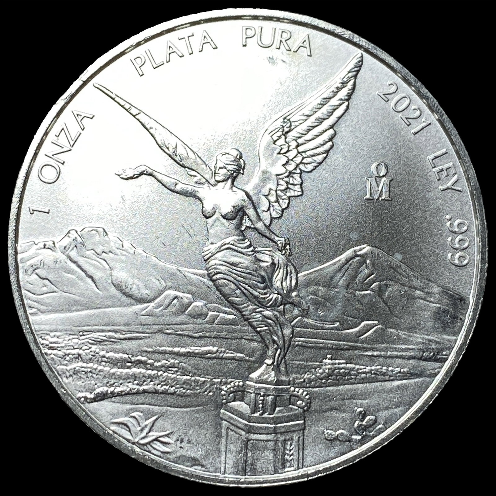 2021 Silver 1 Onza Libertad GEM BU: 2021 Silver 1 Onza Libertad GEM BU