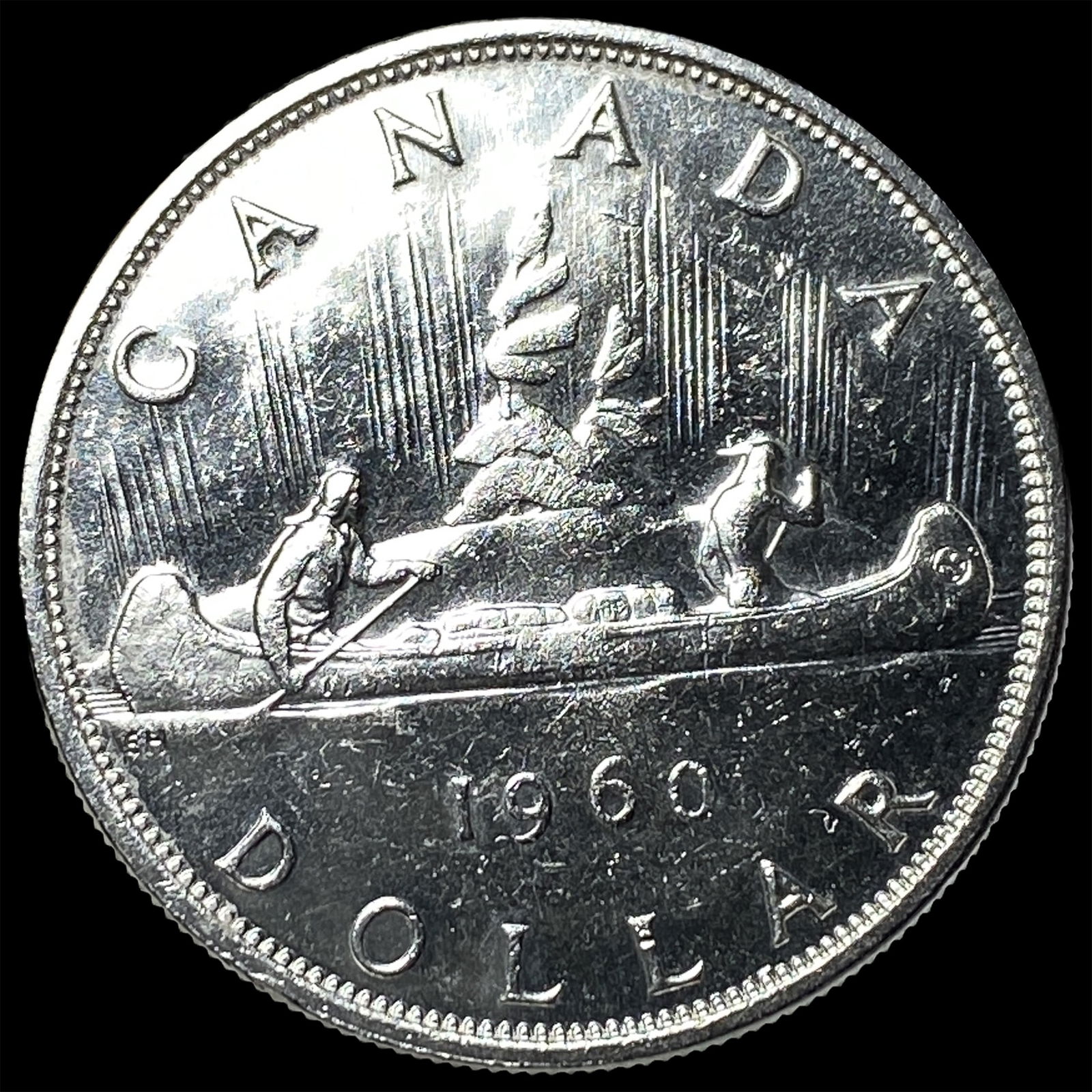 1960 Canada Silver Dollar UNCIRCULATED - 2
