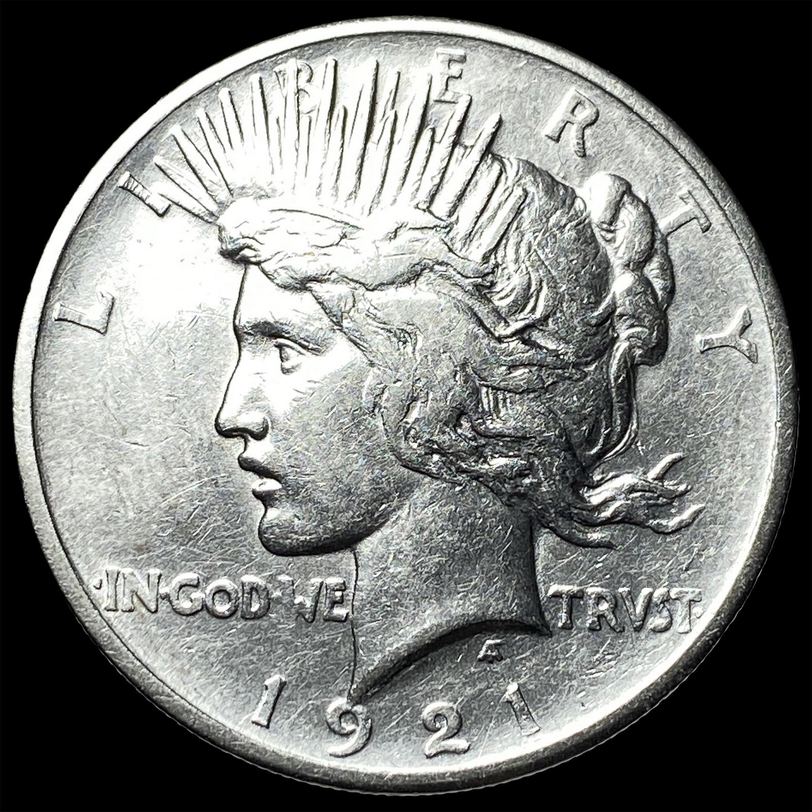 1921 Silver Peace Dollar CLOSELY UNCIRCULATED: 1921 Silver Peace Dollar CLOSELY UNCIRCULATED