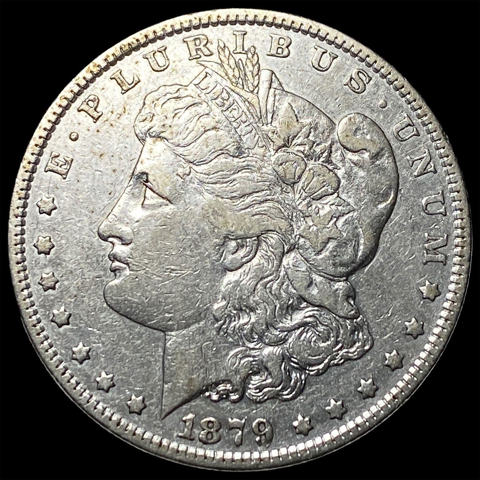 1879-S Silver Morgan Dollar CLOSELY UNCIRCULATED: 1879-S Silver Morgan Dollar CLOSELY UNCIRCULATED