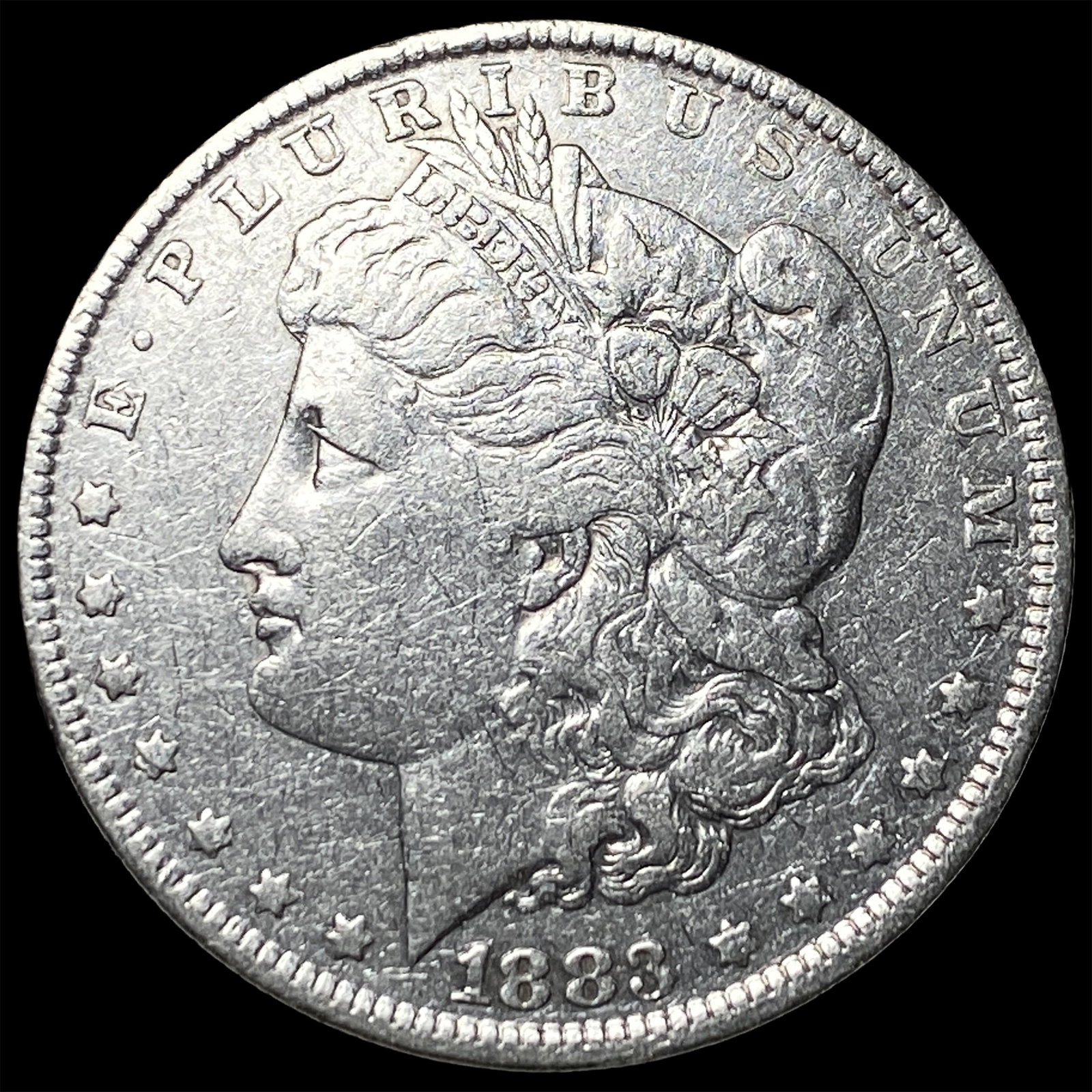 1883-S Silver Morgan Dollar LIGHTLY CIRCULATED: 1883-S Silver Morgan Dollar LIGHTLY CIRCULATED