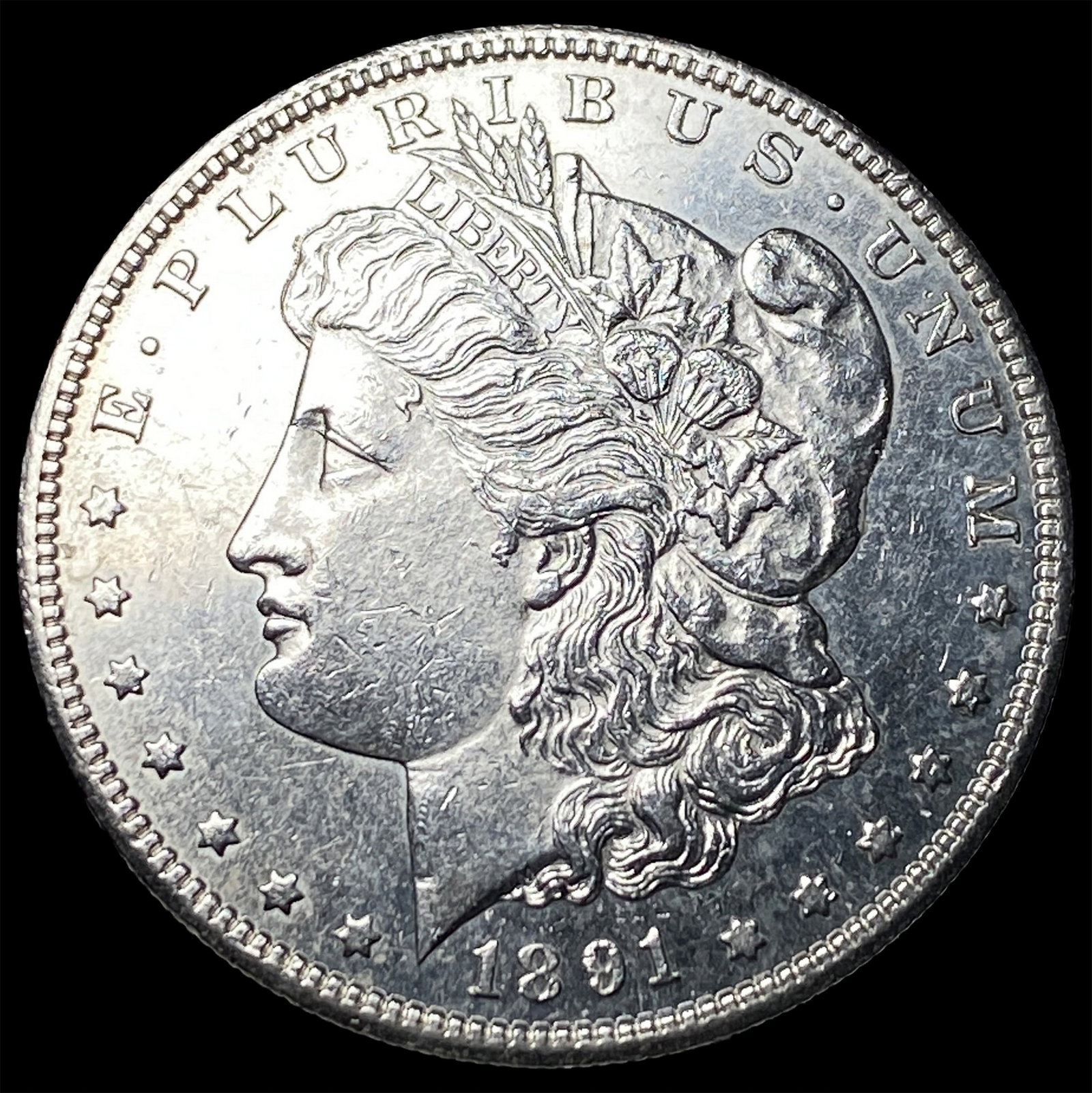 1891-S Silver Morgan Dollar UNCIRCULATED: 1891-S Silver Morgan Dollar UNCIRCULATED