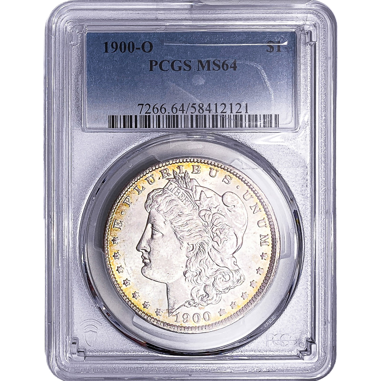 1900-O Morgan Silver Dollar PCGS MS64: 1900-O Morgan Silver Dollar PCGS MS64