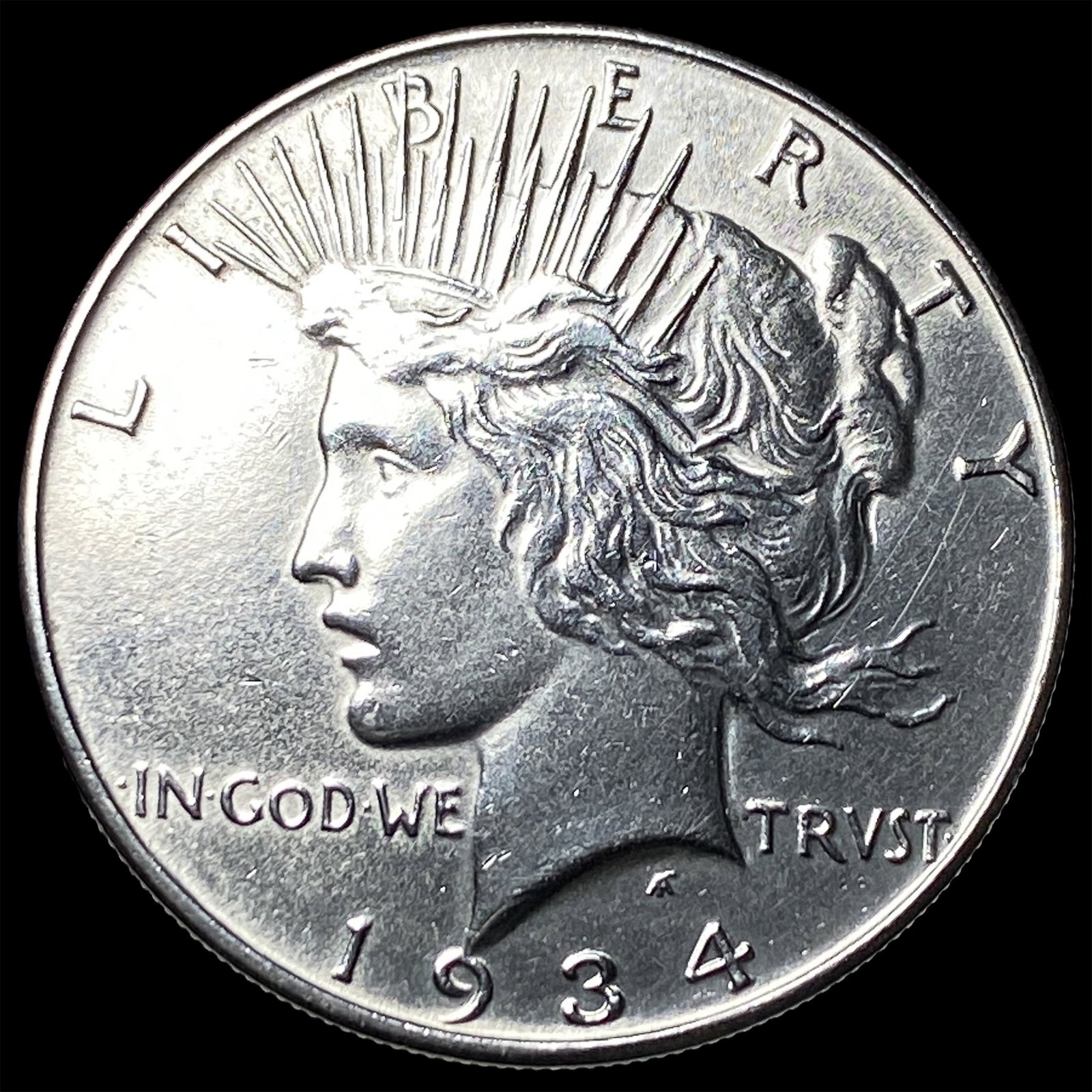 1934 Silver Peace Dollar UNCIRCULATED: 1934 Silver Peace Dollar UNCIRCULATED