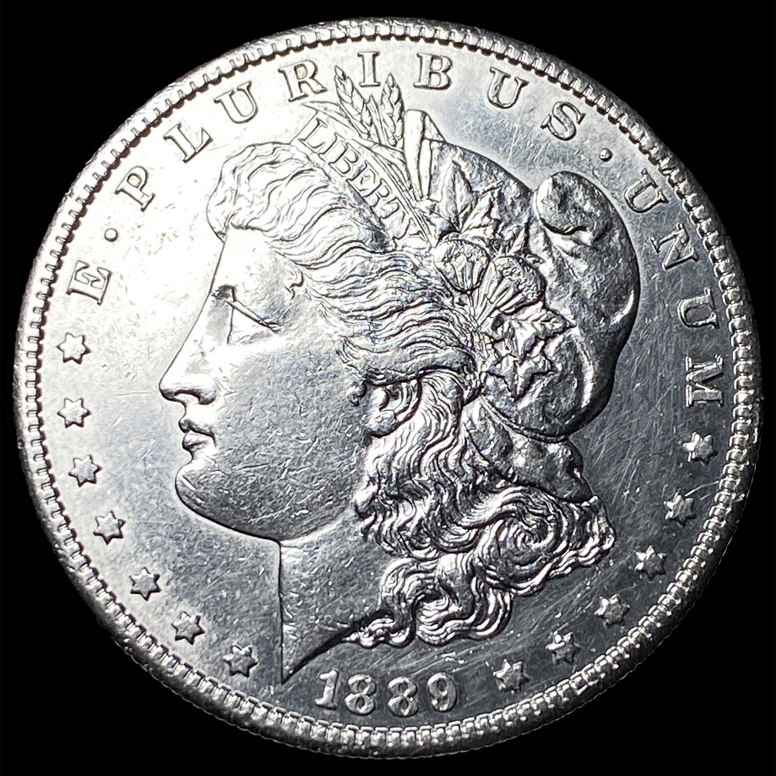 1889 Morgan Silver Dollar UNCIRCULATED: 1889 Morgan Silver Dollar UNCIRCULATED