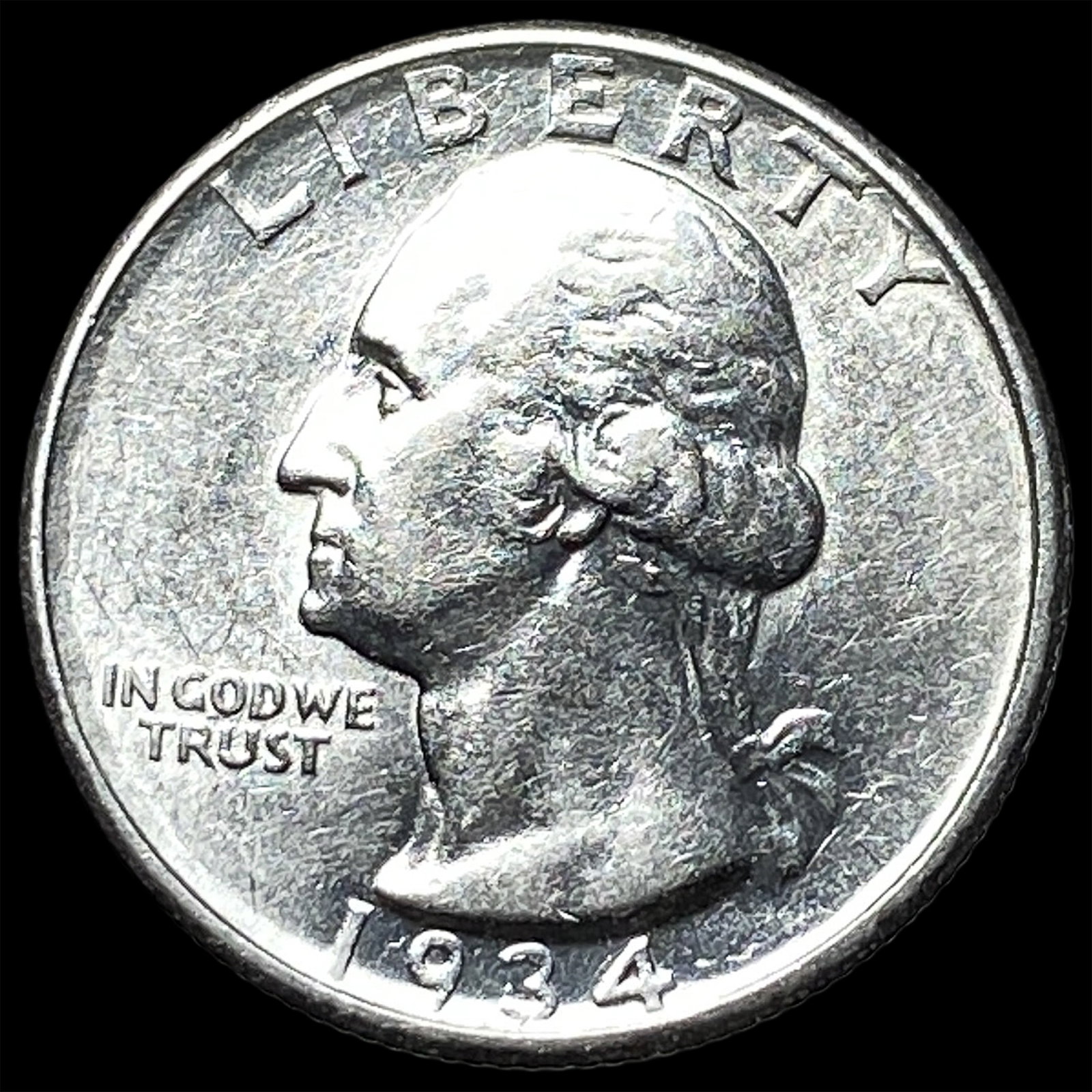 1934-D Silver Washington Quarter UNCIRCULATED: 1934-D Silver Washington Quarter UNCIRCULATED