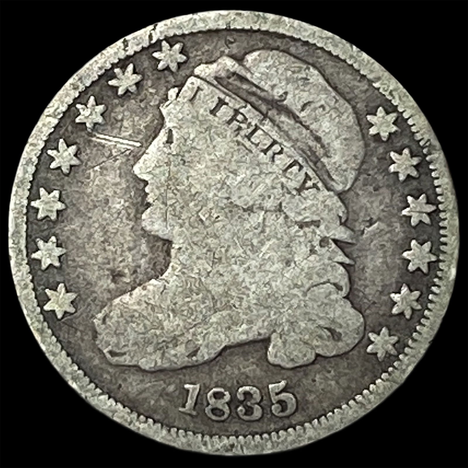 1835 Capped Bust Dime HIGH GRADE: 1835 Capped Bust Dime HIGH GRADE