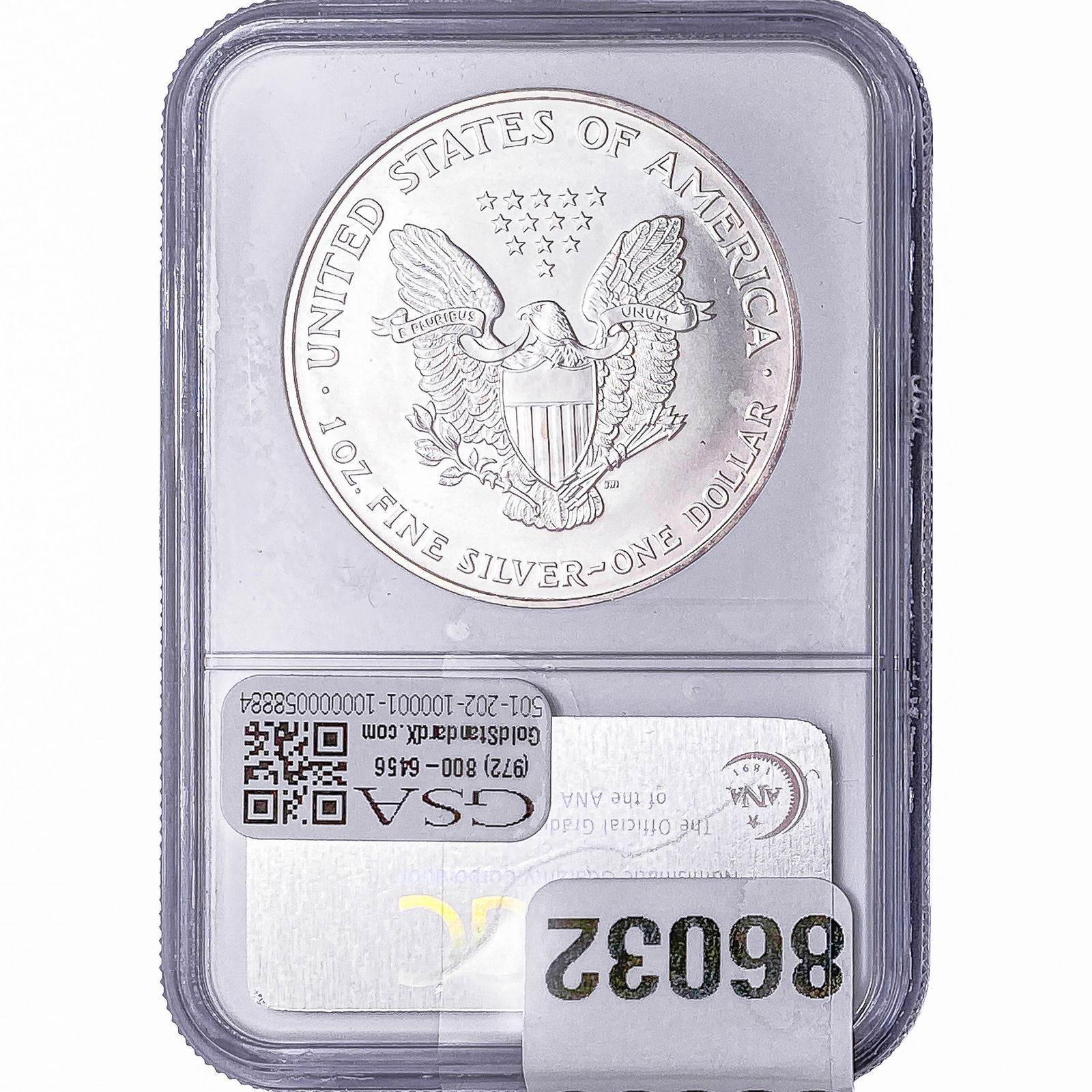 1997 Silver Eagle NGC MS68 - 2