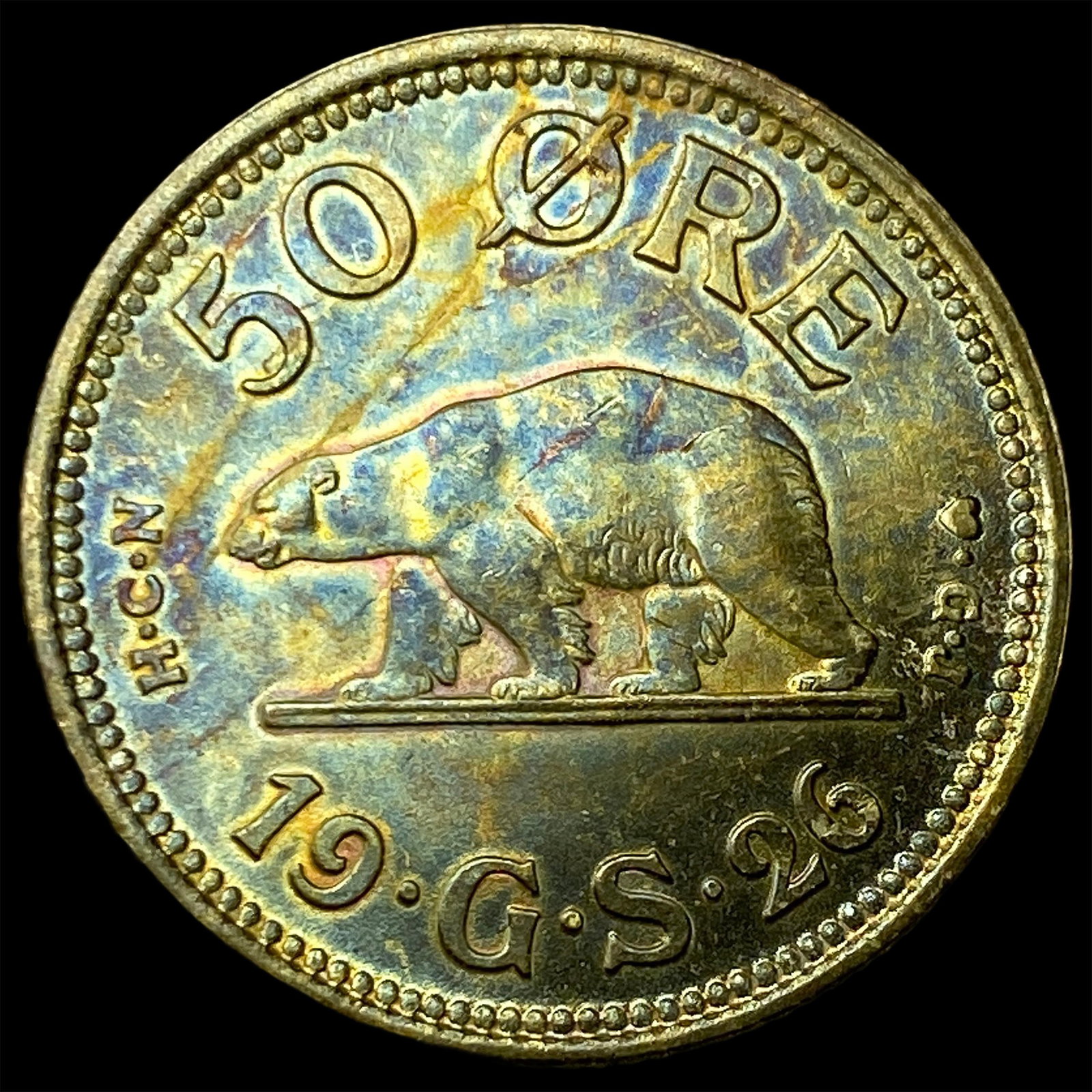 1926 Greenland 50 Ore UNCIRCULATED: 1926 Greenland 50 Ore UNCIRCULATED