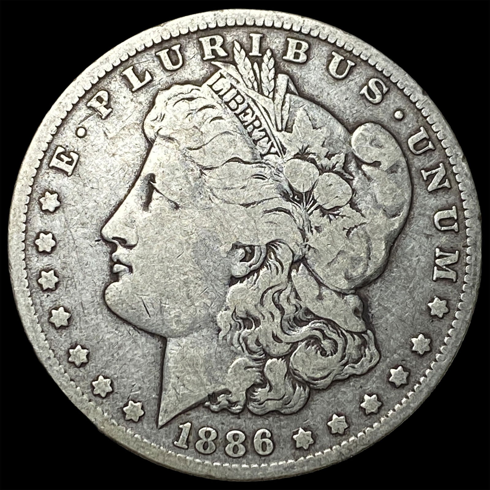 1886-O Silver Morgan Dollar NICELY CIRCULATED: 1886-O Silver Morgan Dollar NICELY CIRCULATED