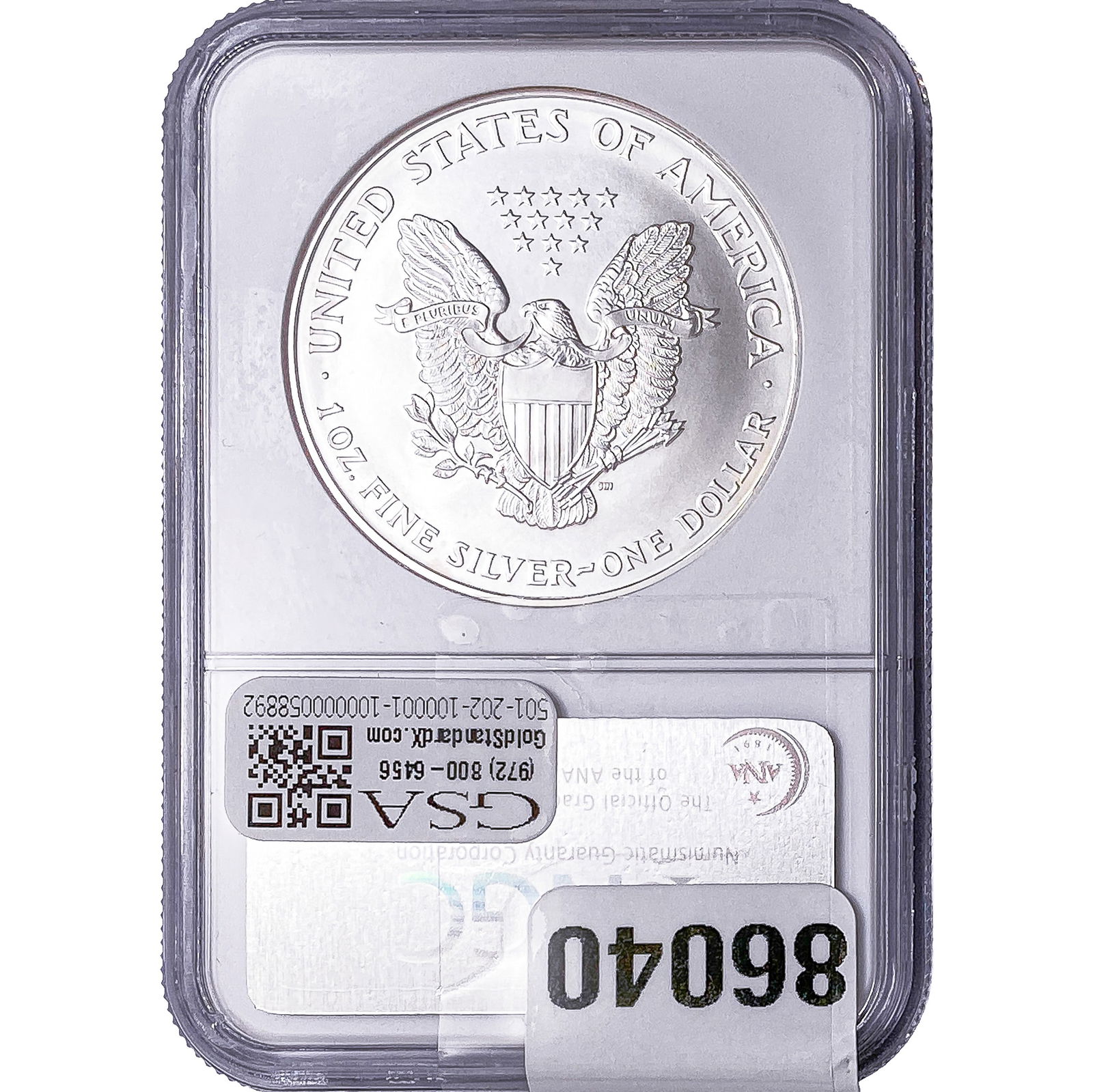 1995 Silver Eagle NGC MS68 - 2