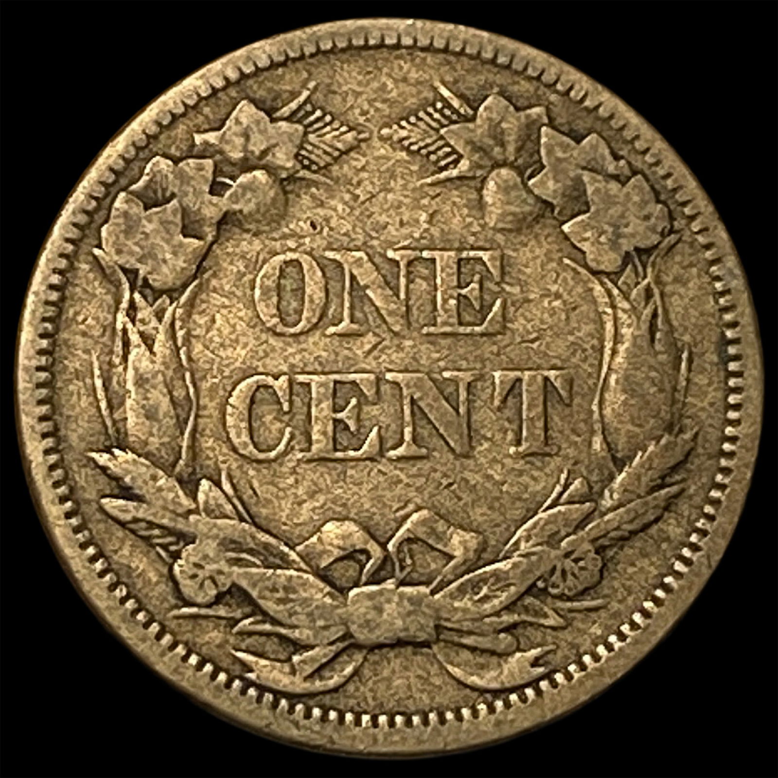 1858 Copper-Nickel Flying Eagle Cent NICELY CIRCULATED - 2