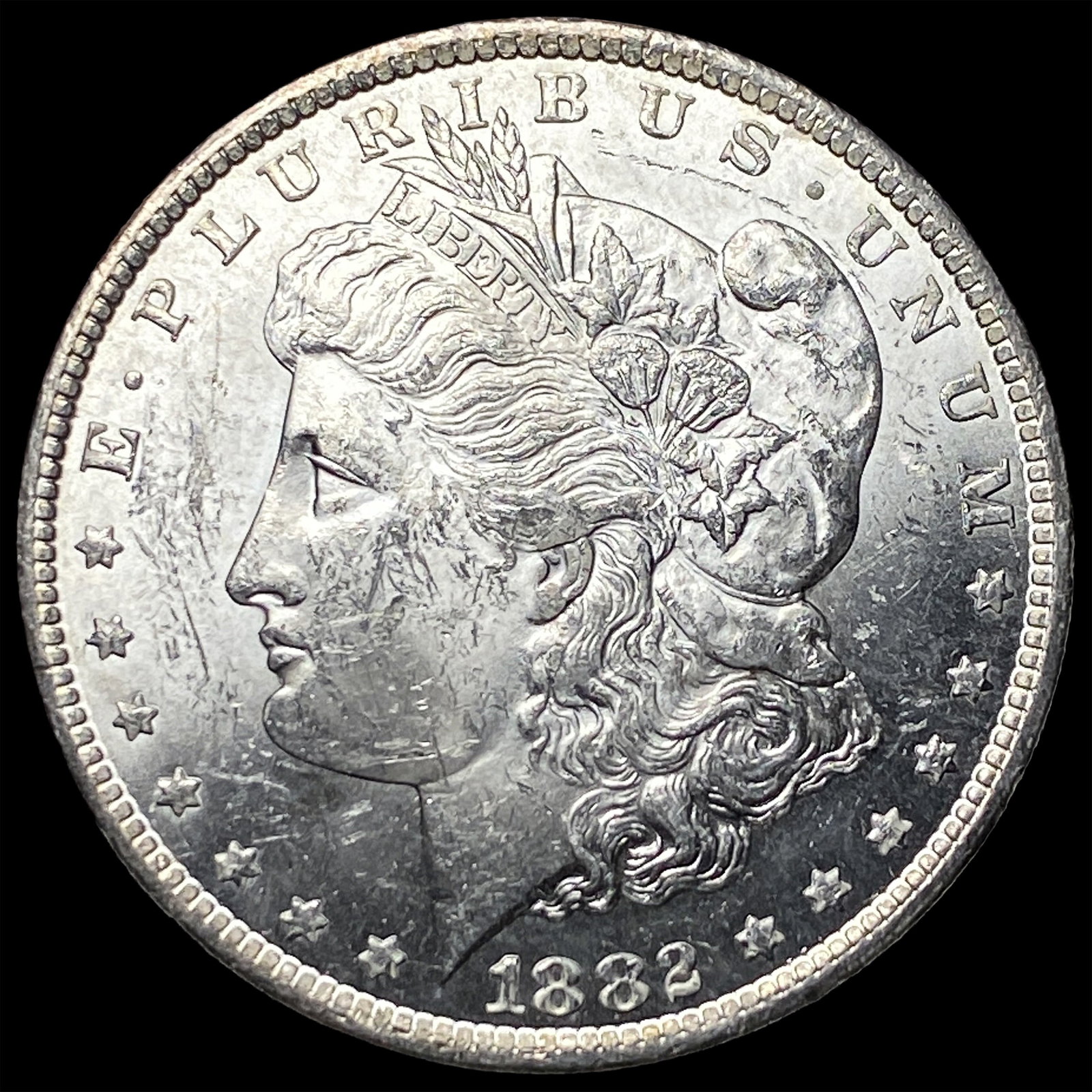1882-CC Silver Morgan Dollar CHOICE BU: 1882-CC Silver Morgan Dollar CHOICE BU