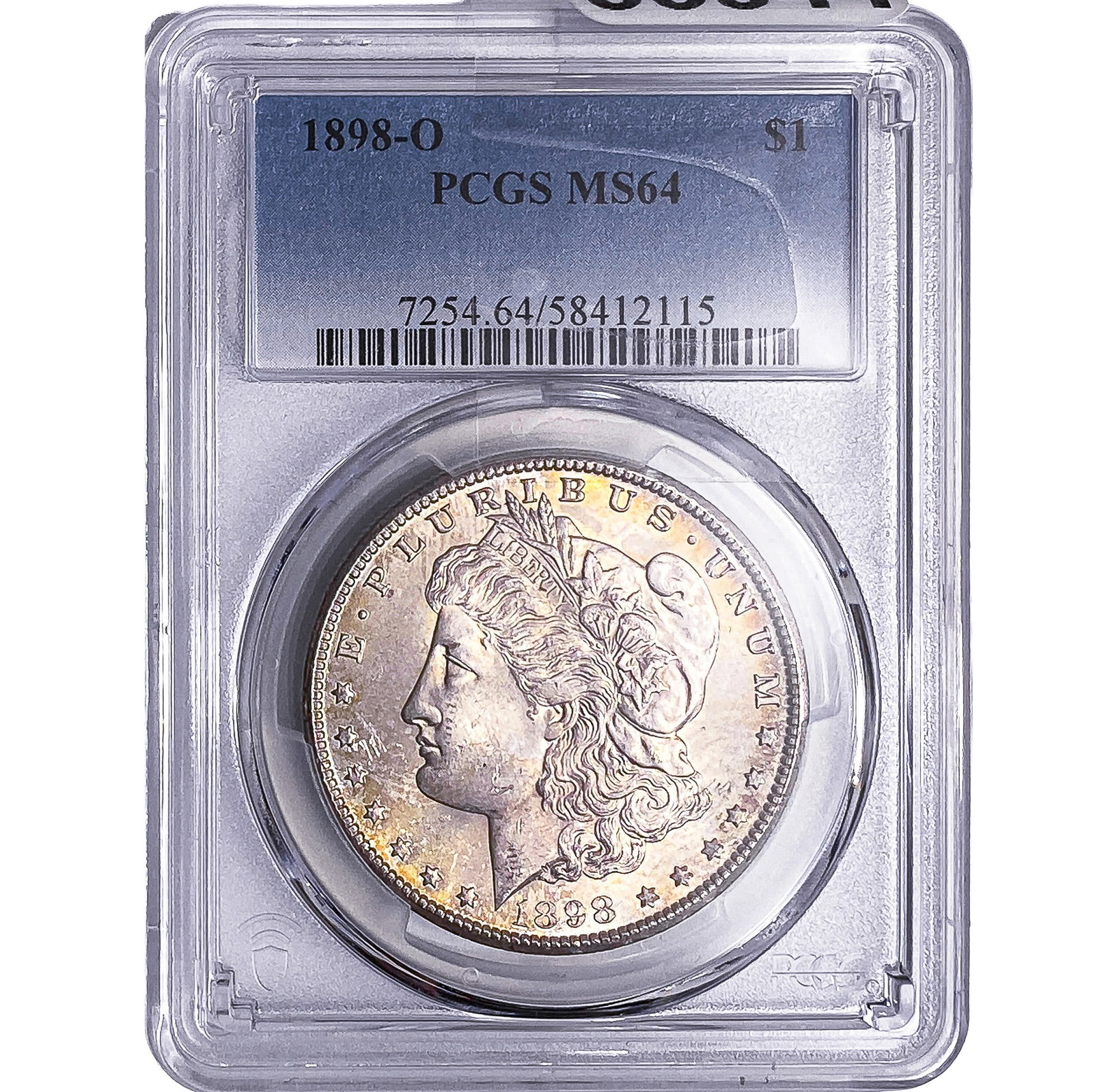 1898-O Morgan Silver Dollar PCGS MS64: 1898-O Morgan Silver Dollar PCGS MS64
