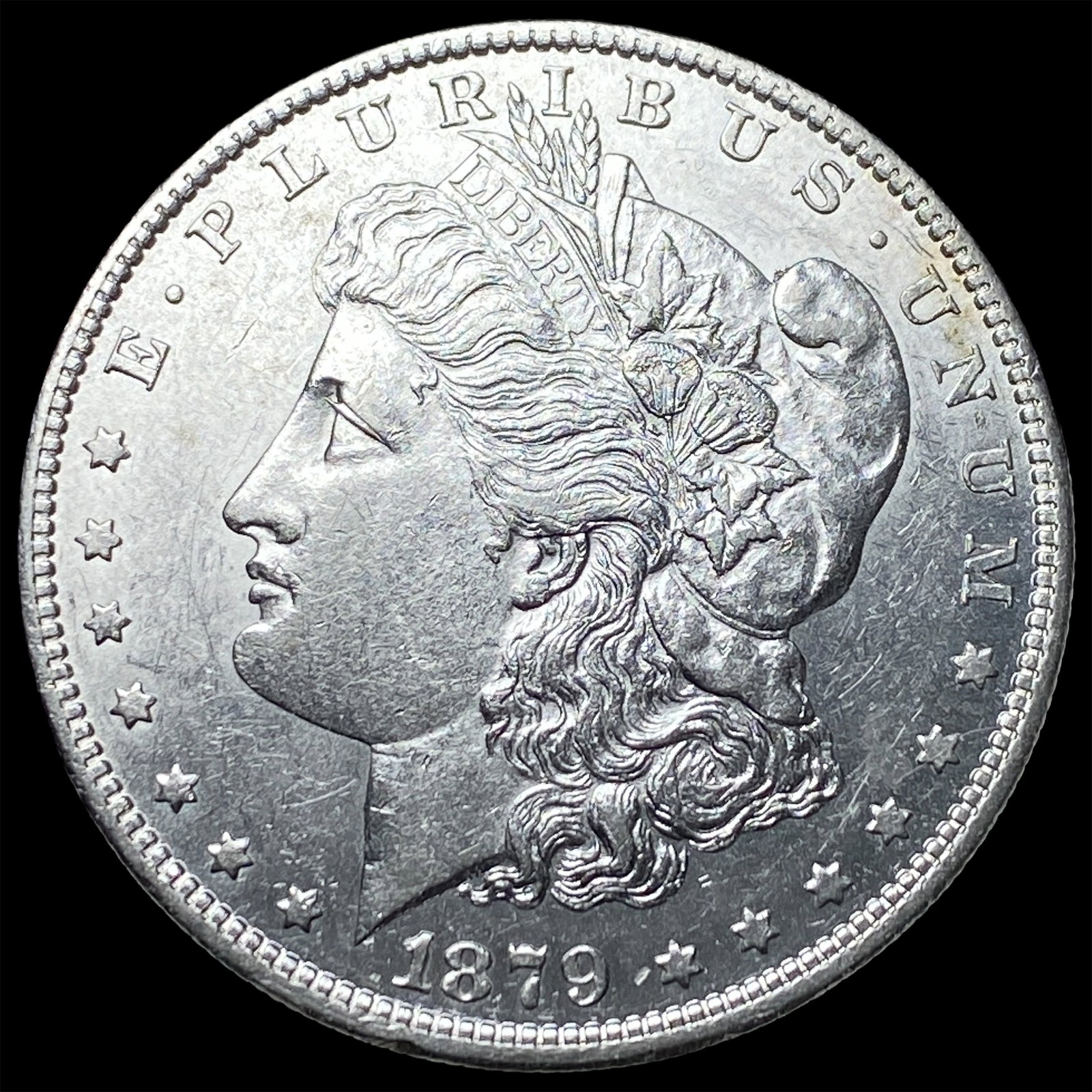1879-S Silver Morgan Dollar CLOSELY UNCIRCULATED: 1879-S Silver Morgan Dollar CLOSELY UNCIRCULATED