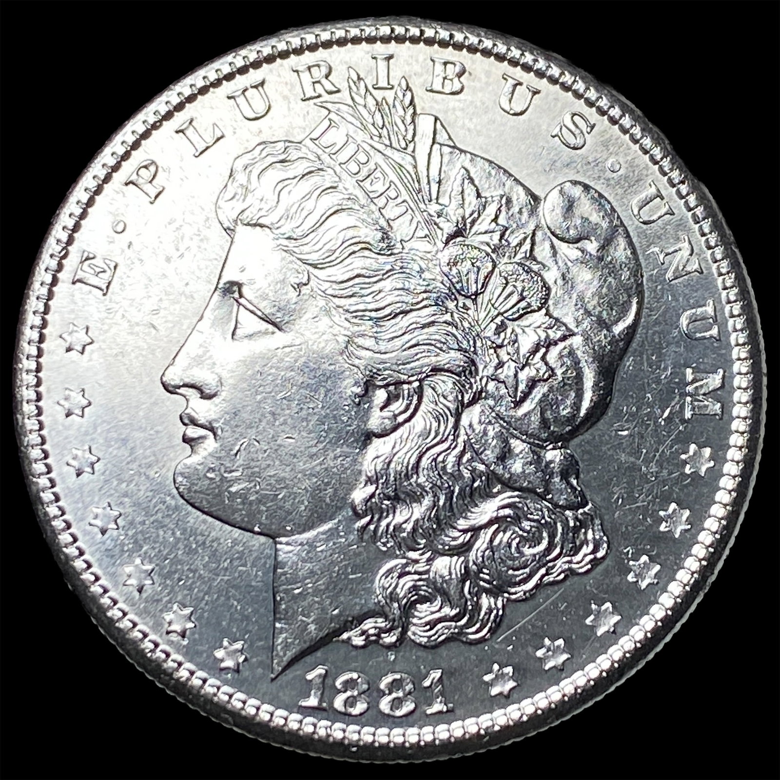1881-S Silver Morgan Dollar CHOICE BU: 1881-S Silver Morgan Dollar CHOICE BU