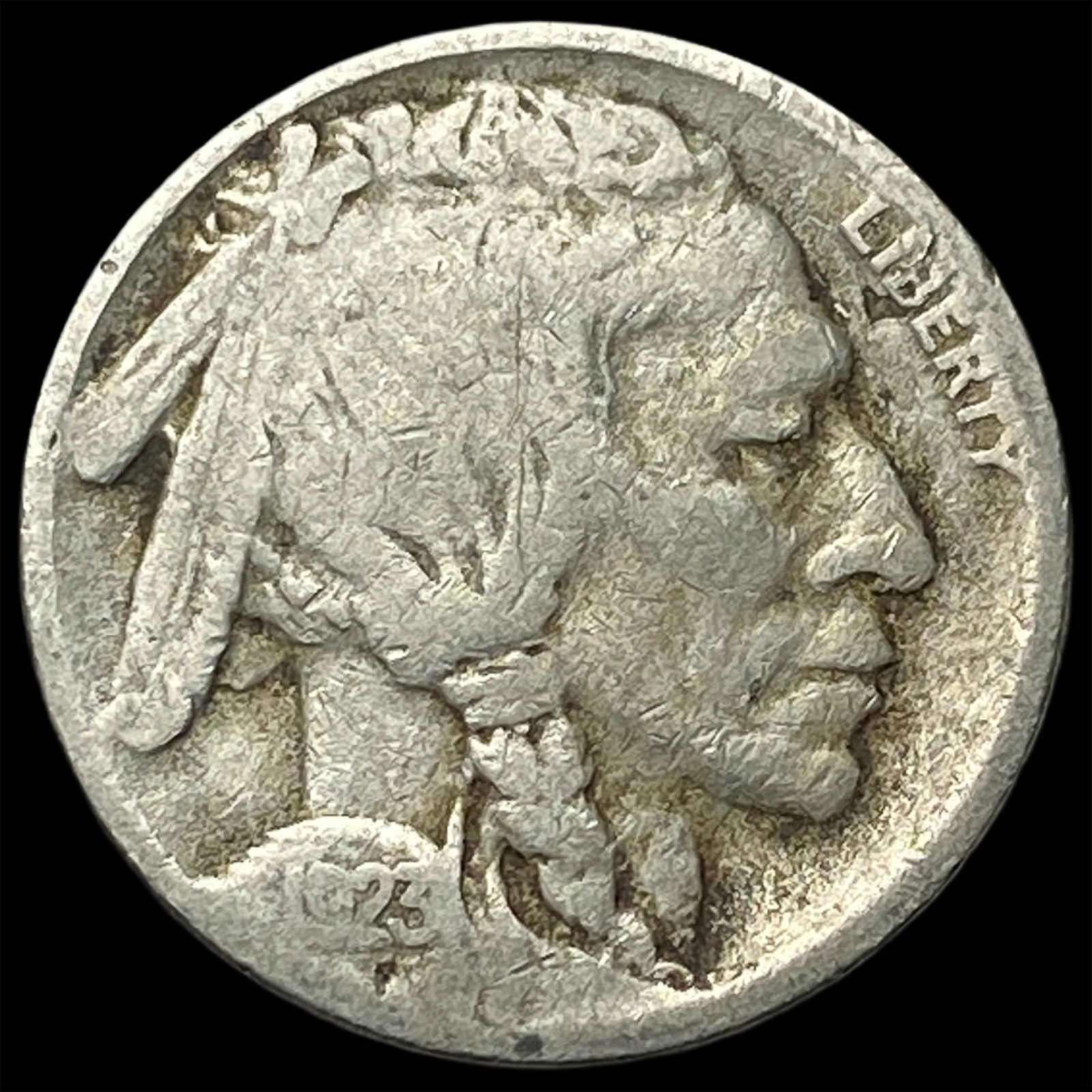 1925-S Buffalo Nickel ABOUT UNCIRCULATED: 1925-S Buffalo Nickel ABOUT UNCIRCULATED
