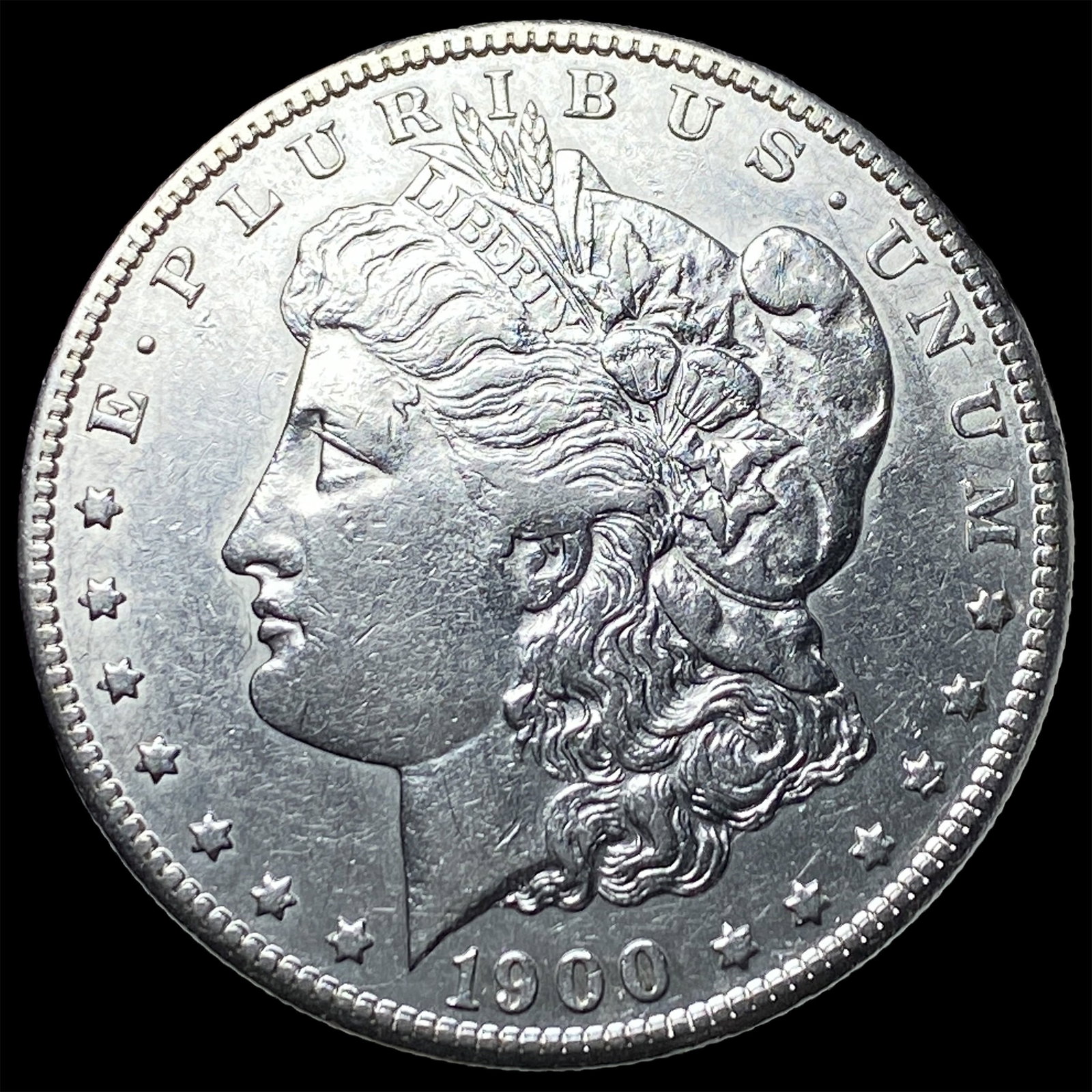 1900-S Silver Morgan Dollar CLOSELY UNCIRCULATED: 1900-S Silver Morgan Dollar CLOSELY UNCIRCULATED