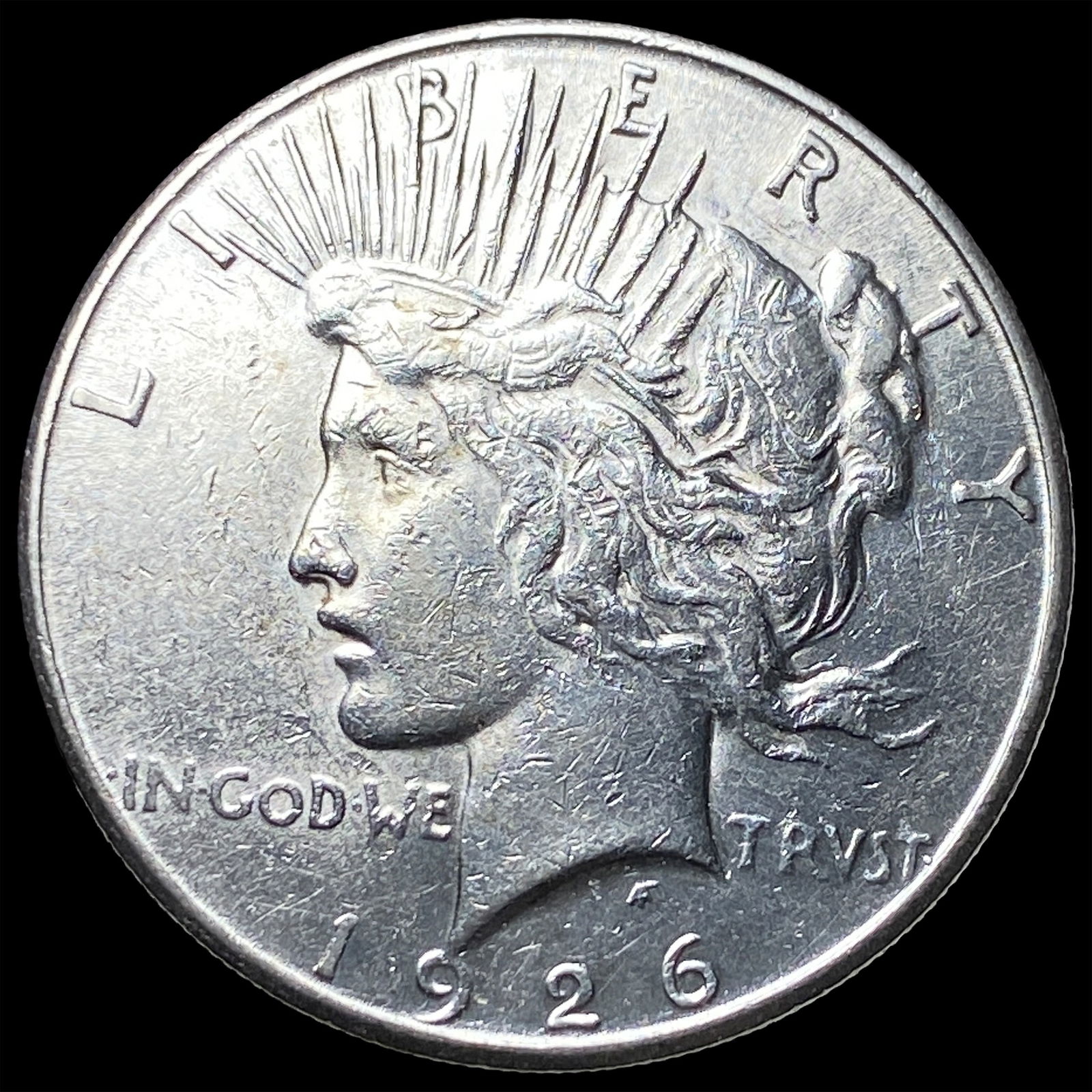 1926 Silver Peace Dollar CLOSELY UNCIRCULATED: 1926 Silver Peace Dollar CLOSELY UNCIRCULATED
