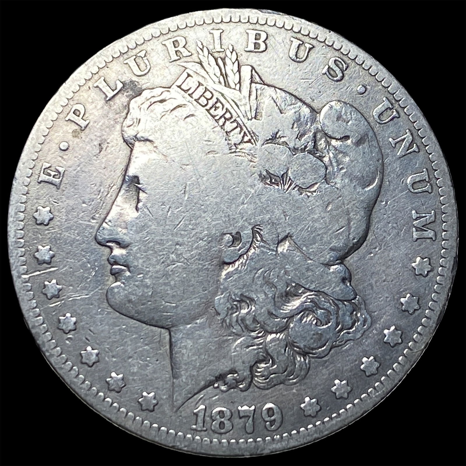 1879-S Silver Morgan Dollar NICELY CIRCULATED: 1879-S Silver Morgan Dollar NICELY CIRCULATED