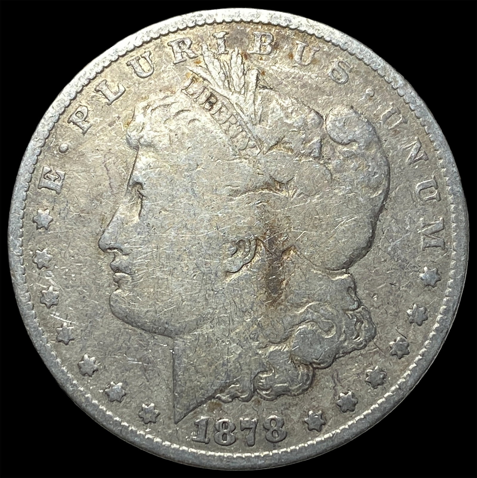 1878 Silver Morgan Dollar NICELY CIRCULATED: 1878 Silver Morgan Dollar NICELY CIRCULATED