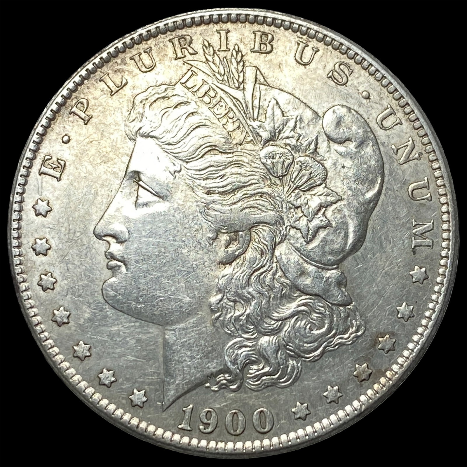 1900-S Silver Morgan Dollar CLOSELY UNCIRCULATED: 1900-S Silver Morgan Dollar CLOSELY UNCIRCULATED