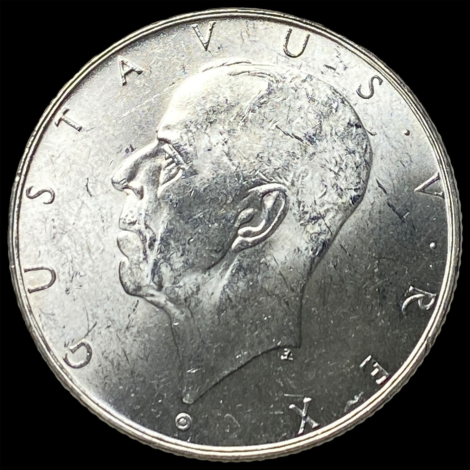 1938 Sweden Silver 2 Kroner UNCIRCULATED: 1938 Sweden Silver 2 Kroner UNCIRCULATED