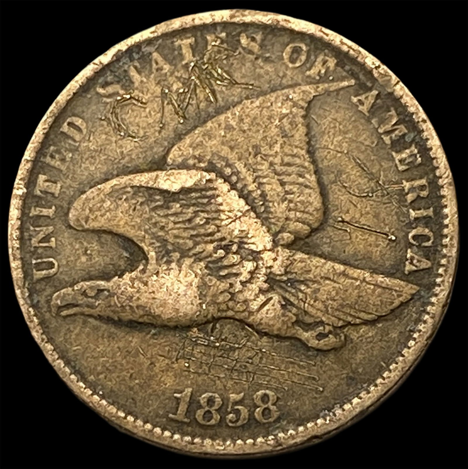 1858 Flying Eagle Cent HIGH GRADE: 1858 Flying Eagle Cent HIGH GRADE