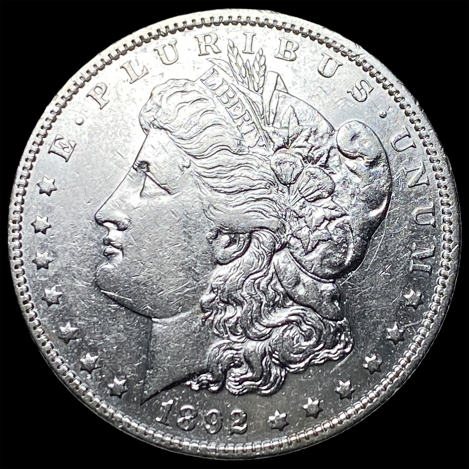1892-O Silver Morgan Dollar NEARLY UNCIRCULATED: 1892-O Silver Morgan Dollar NEARLY UNCIRCULATED