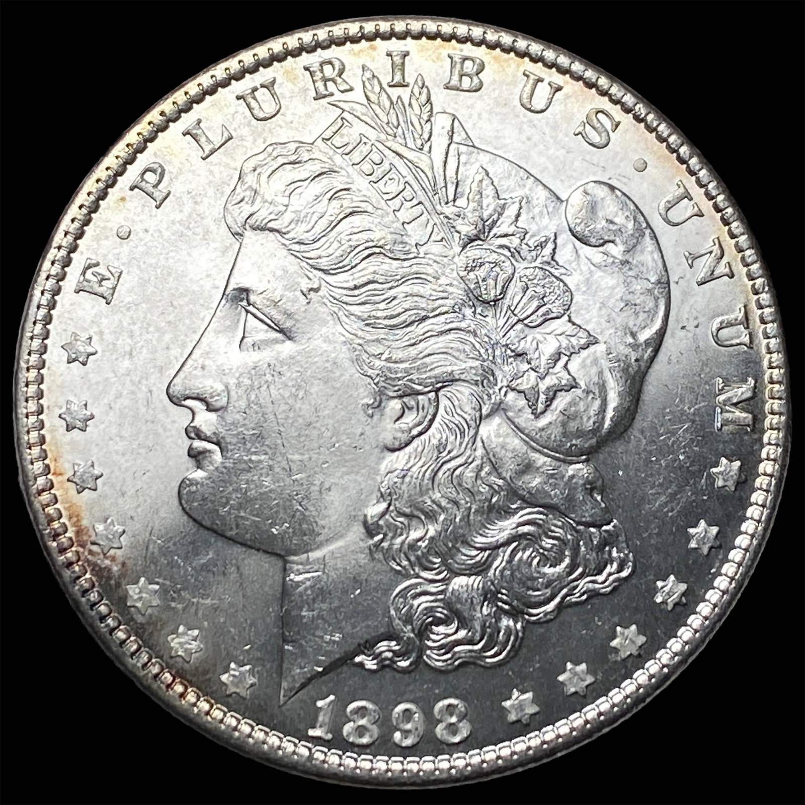 1898 Morgan Silver Dollar CHOICE BU: 1898 Morgan Silver Dollar CHOICE BU