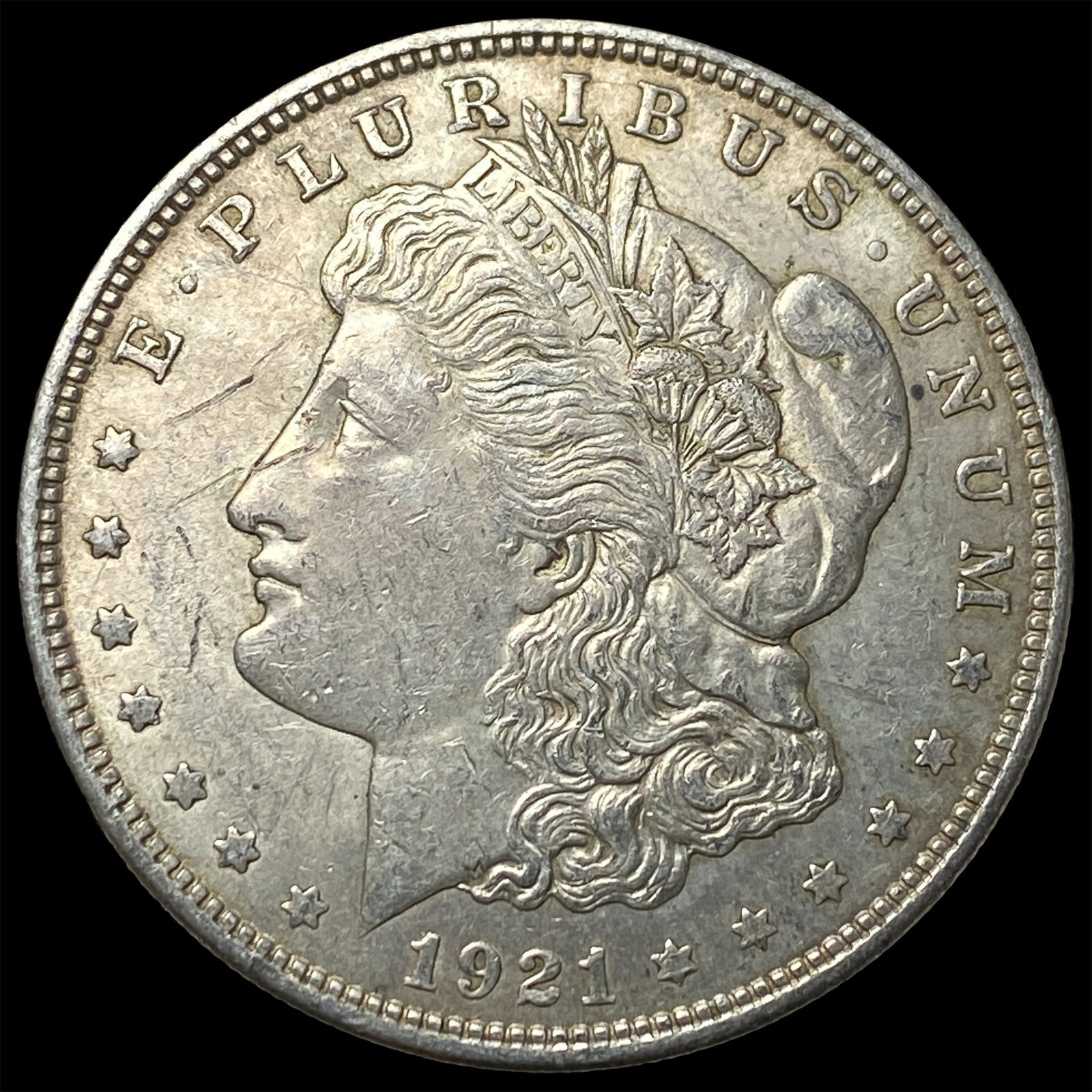 1921 Silver Morgan Dollar CLOSELY UNCIRCULATED: 1921 Silver Morgan Dollar CLOSELY UNCIRCULATED