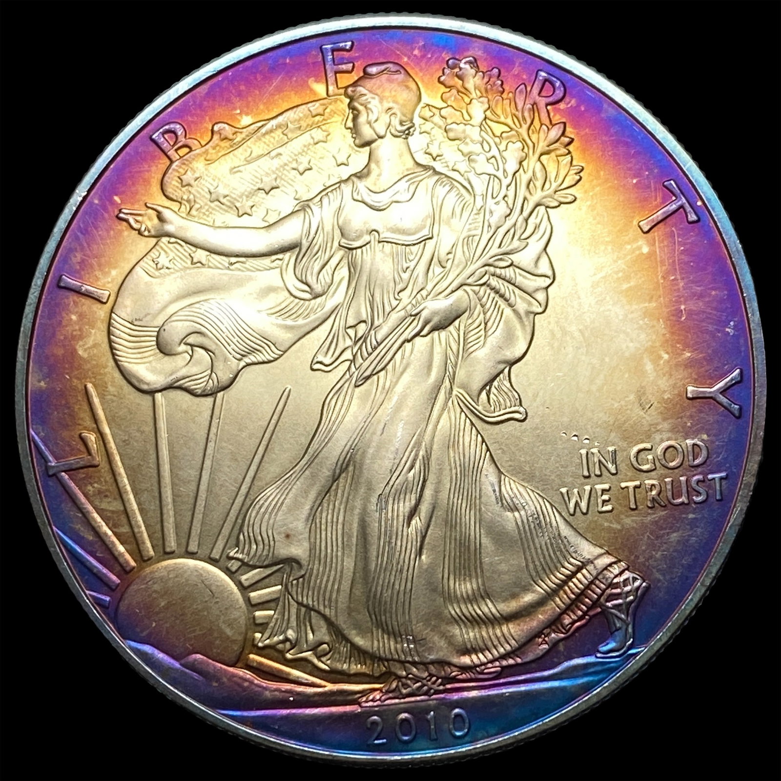 2010 1 oz Silver American Eagle $1 GEM BU: 2010 1 oz Silver American Eagle $1 GEM BU