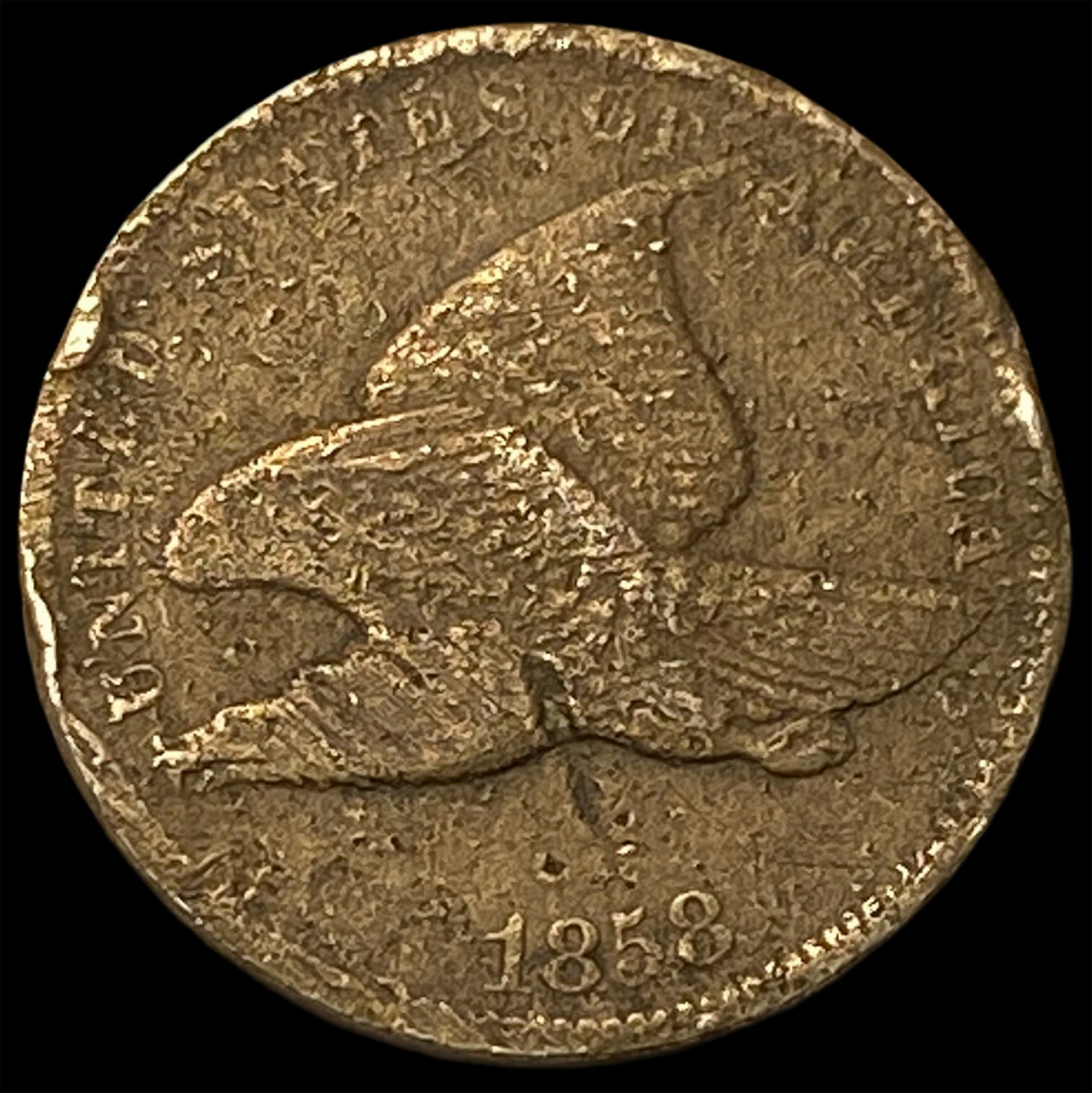 1858 Flying Eagle Cent HIGH GRADE: 1858 Flying Eagle Cent HIGH GRADE