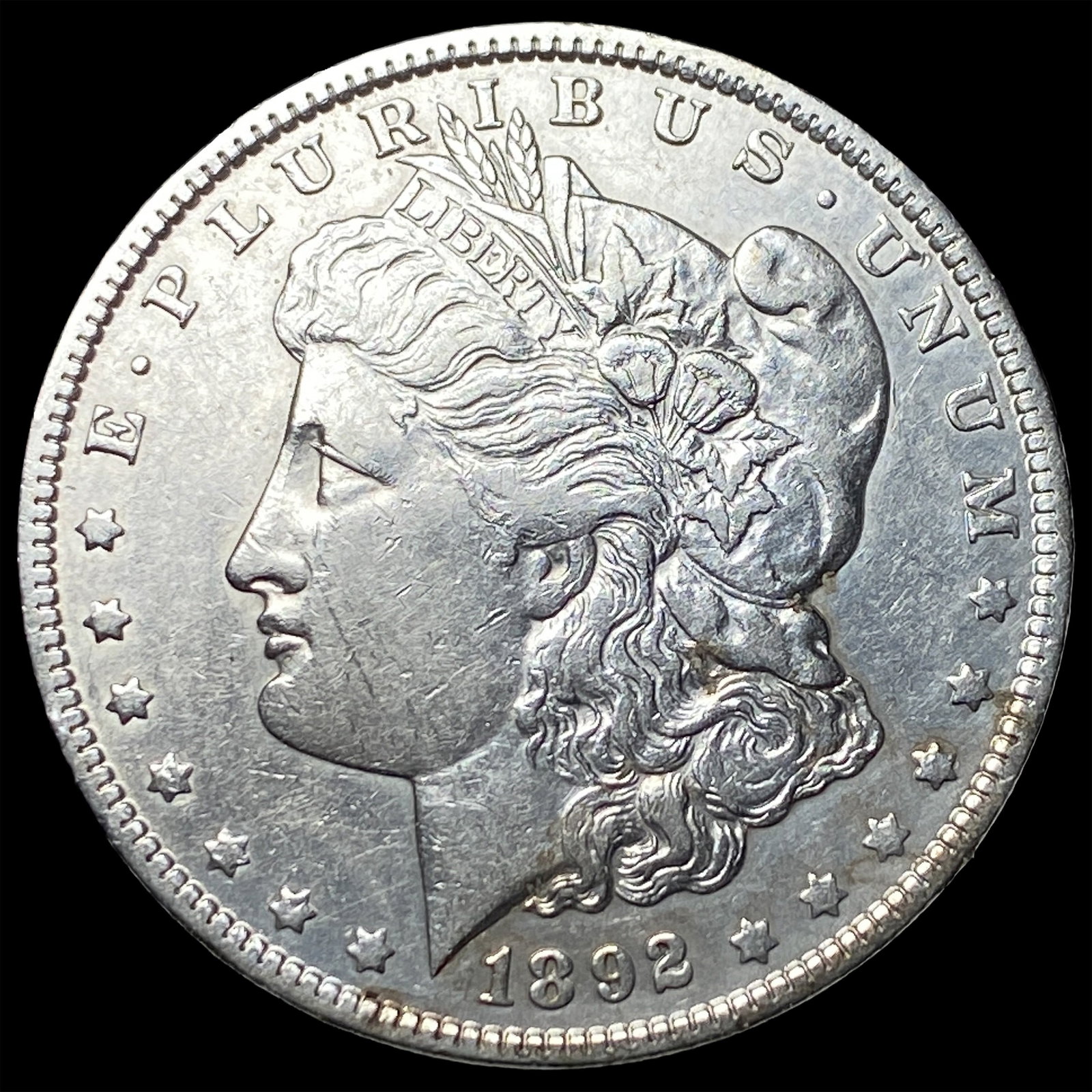 1892-O Silver Morgan Dollar NEARLY UNCIRCULATED: 1892-O Silver Morgan Dollar NEARLY UNCIRCULATED