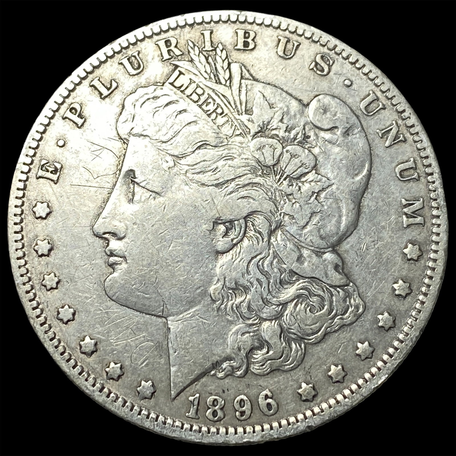 1896-O Silver Morgan Dollar NEARLY UNCIRCULATED: 1896-O Silver Morgan Dollar NEARLY UNCIRCULATED