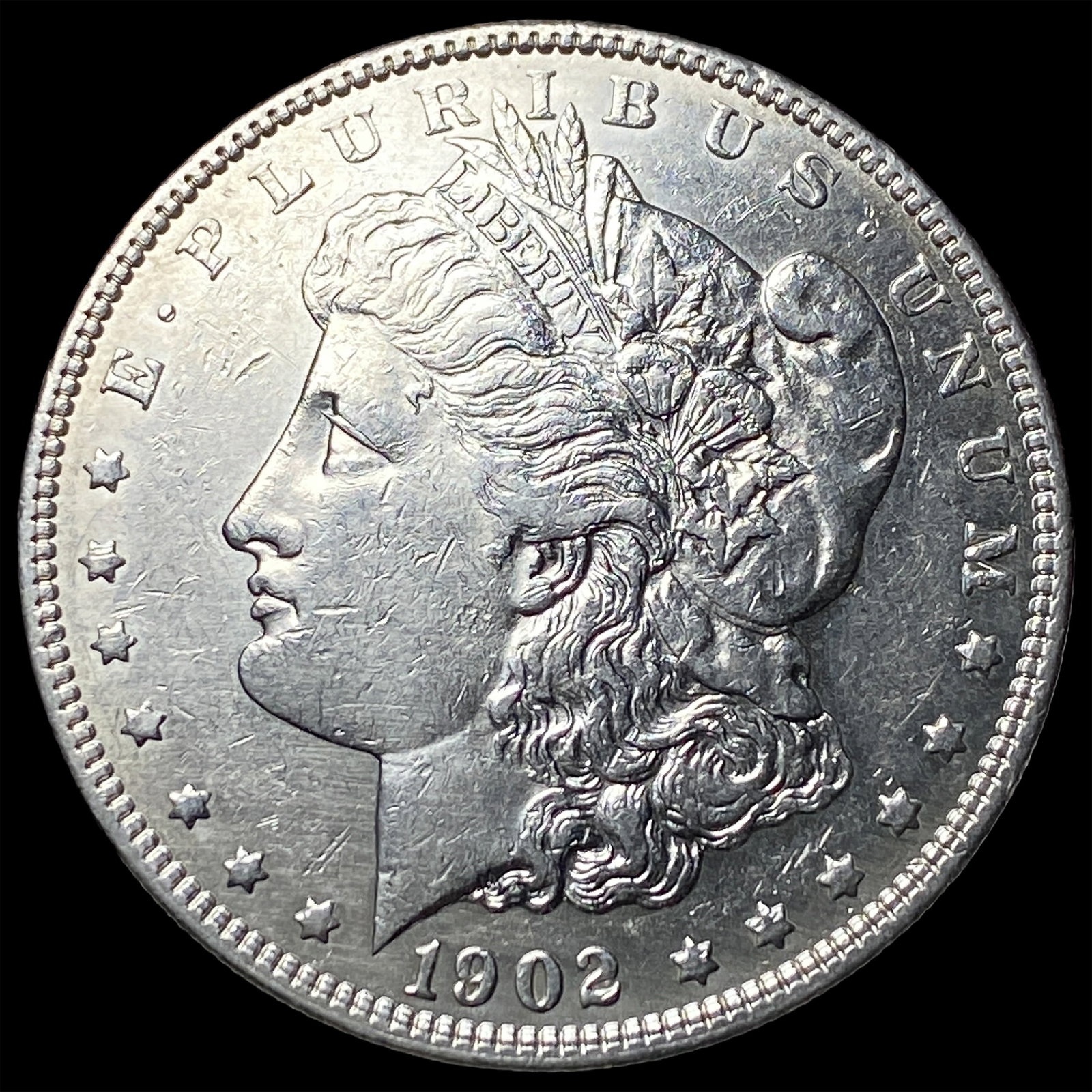 1902 Morgan Silver Dollar CLOSELY UNCIRCULATED: 1902 Morgan Silver Dollar CLOSELY UNCIRCULATED